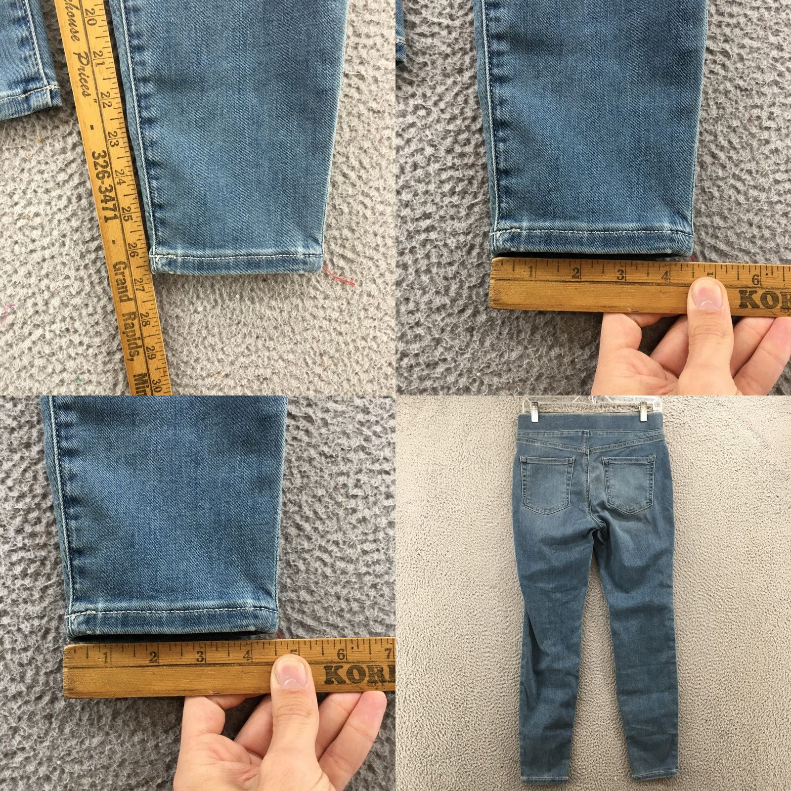 Essentials Amazon Essentials Jeans Womens 6 Short Blue Denim Mid Rise Jeggings Size 28" / US 6 / IT 42 - 8 Thumbnail