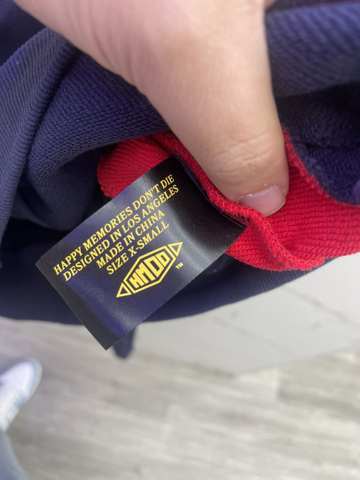 HMDD HMDD lisbon Racing zip Up Hoodie (Navy/Red) Size US XS / EU 42 / 0 - 5 Thumbnail