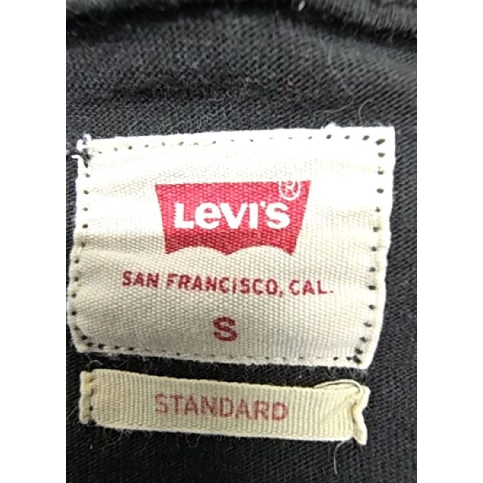 Levi's Levi's Mens Black Logo Crew Neck T-Shirt Size S Regular Cotton Size US S / EU 44-46 / 1 - 6 Thumbnail