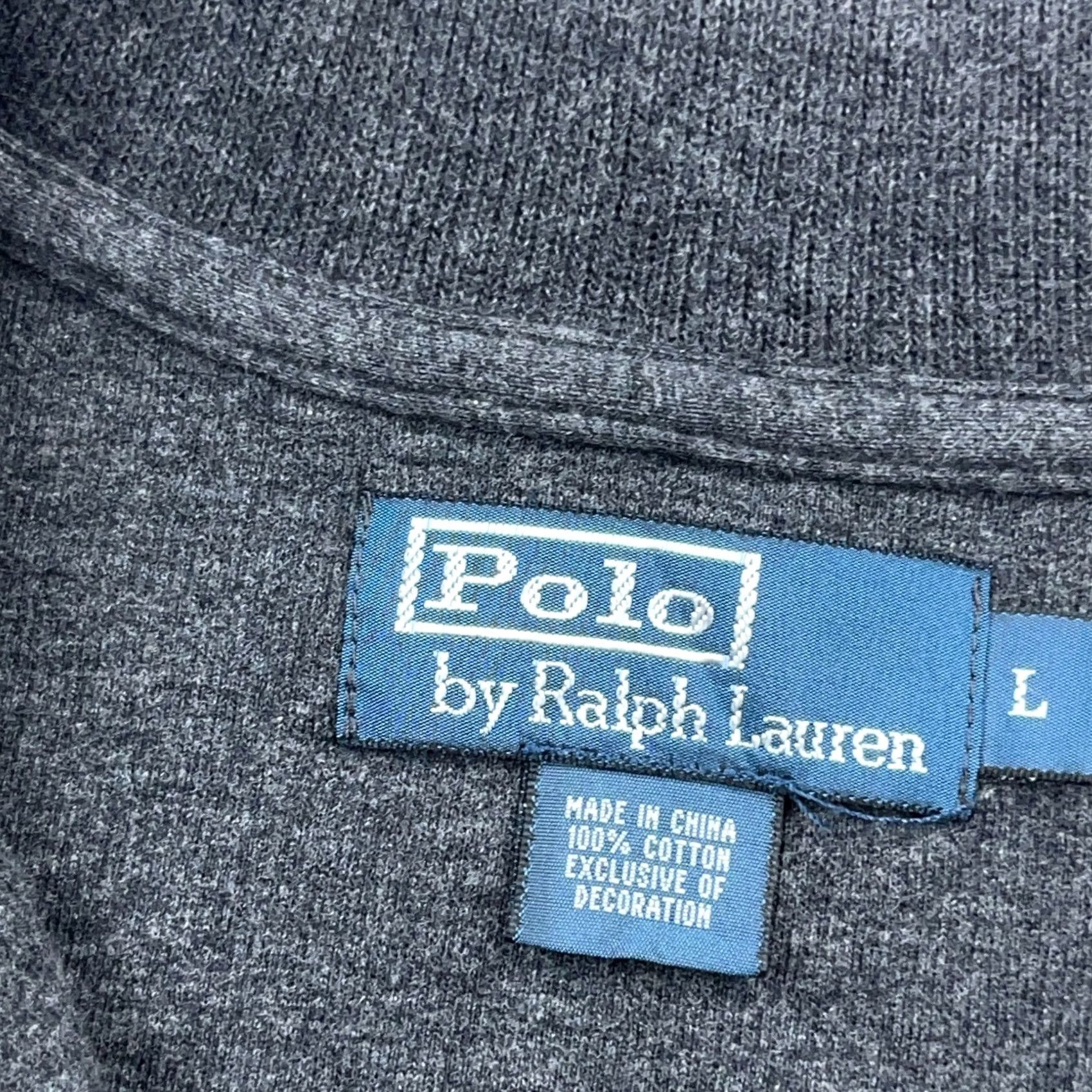 Polo Ralph Lauren Polo Ralph Lauren Sweater Men L Gray Pullover 1/4 Zip Mock Neck Solid Knit Logo Embroidered Vintage? No Size US L / EU 52-54 / 3 - 4 Thumbnail