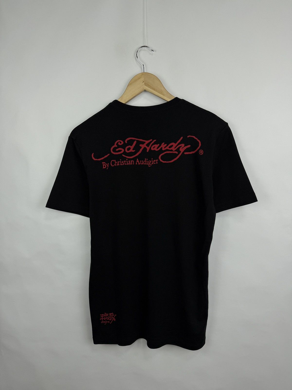 Ed Hardy 🇺🇸💀 Vintage Ed Hardy Flower Skull Christian Audigier T-Shirt Size US M / EU 48-50 / 2 - 8 Thumbnail