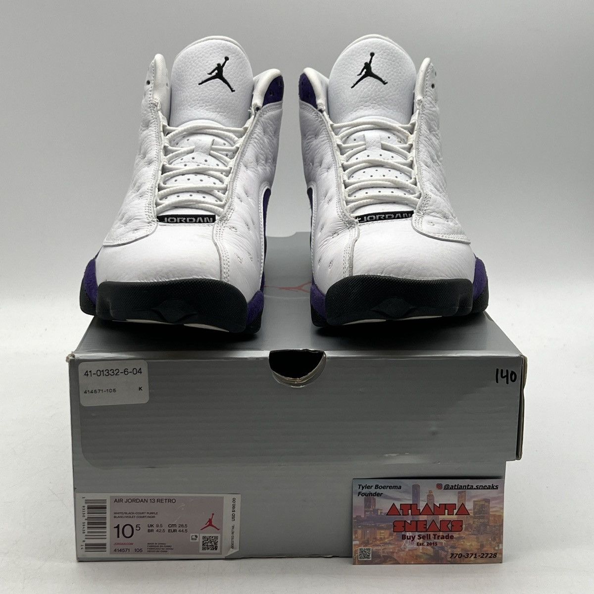 Jordan Brand Air Jordan 13 lakers Size US 10.5 / EU 43-44 - 2 Thumbnail