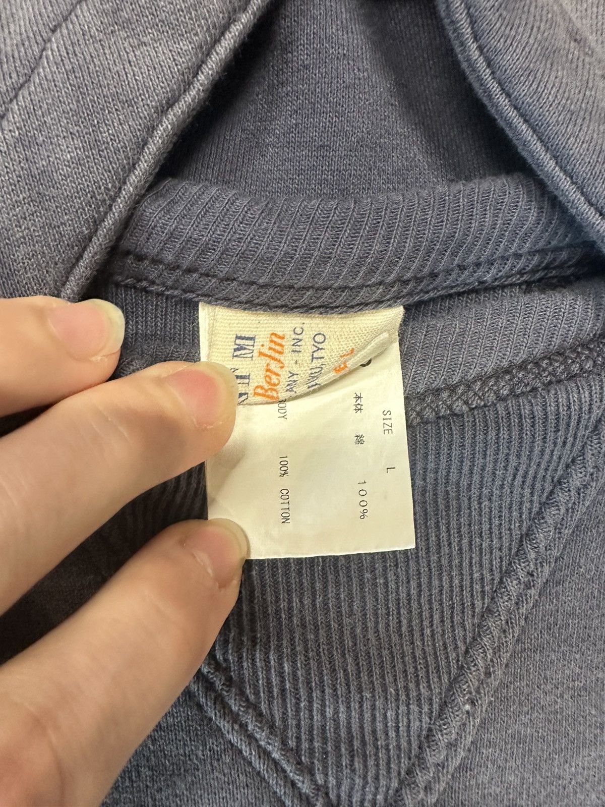 Saint Michael Saint michael x berberJin M13 sweatshirt faded navy Size US L / EU 52-54 / 3 - 3 Thumbnail