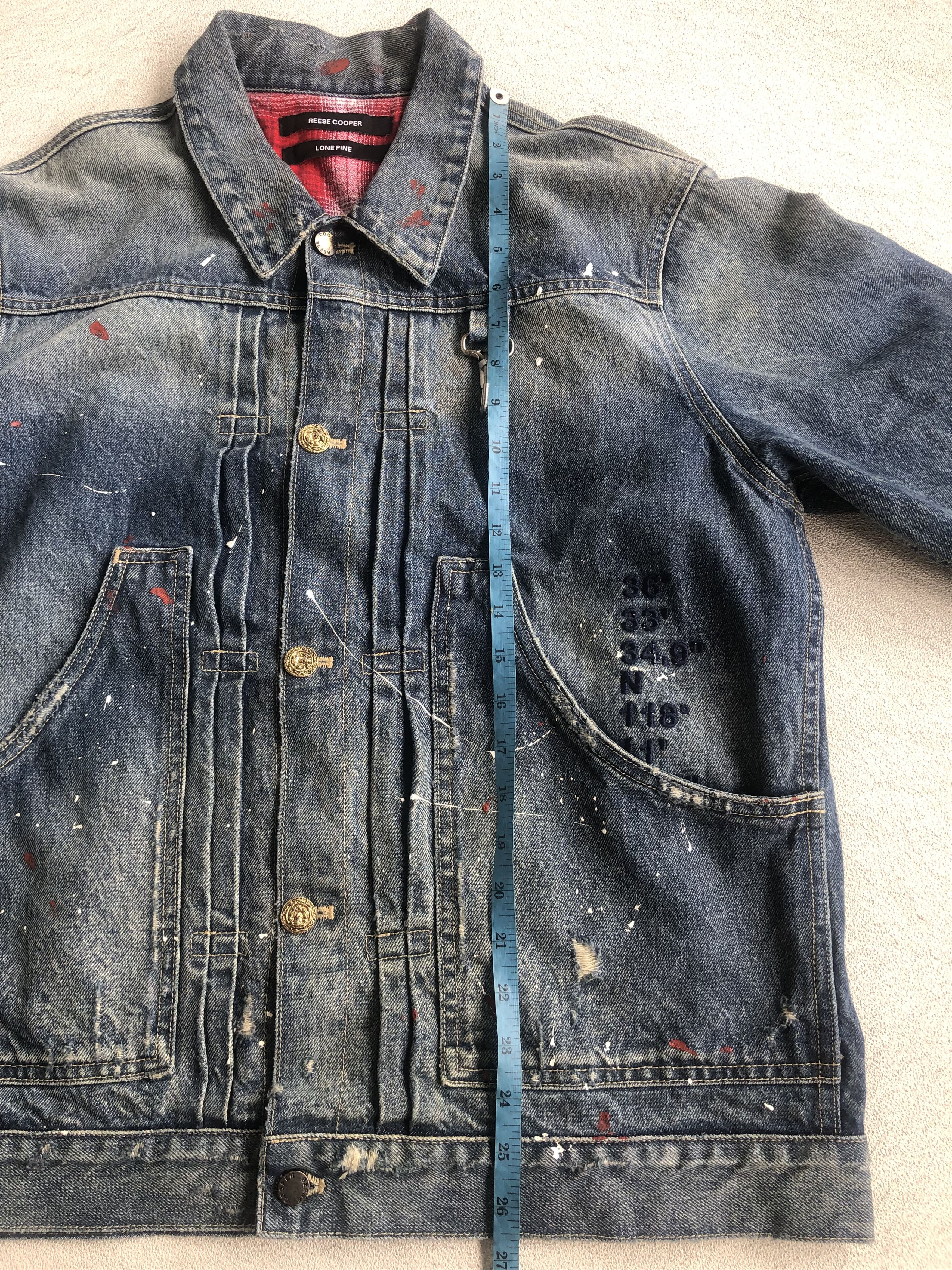 Reese Cooper Rare 🔥 AW2018 Reese Cooper Painter Denim Jacket Size US L / EU 52-54 / 3 - 5 Thumbnail