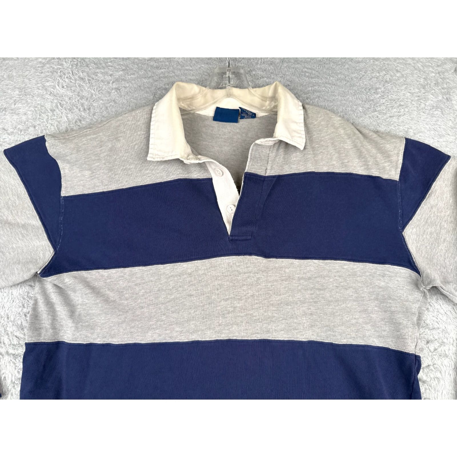 Vintage VINTAGE Cambridge Classics Shirt Adult XL Gray Stripe Long Sleeve Cotton Mens Size US XL / EU 56 / 4 - 4 Thumbnail