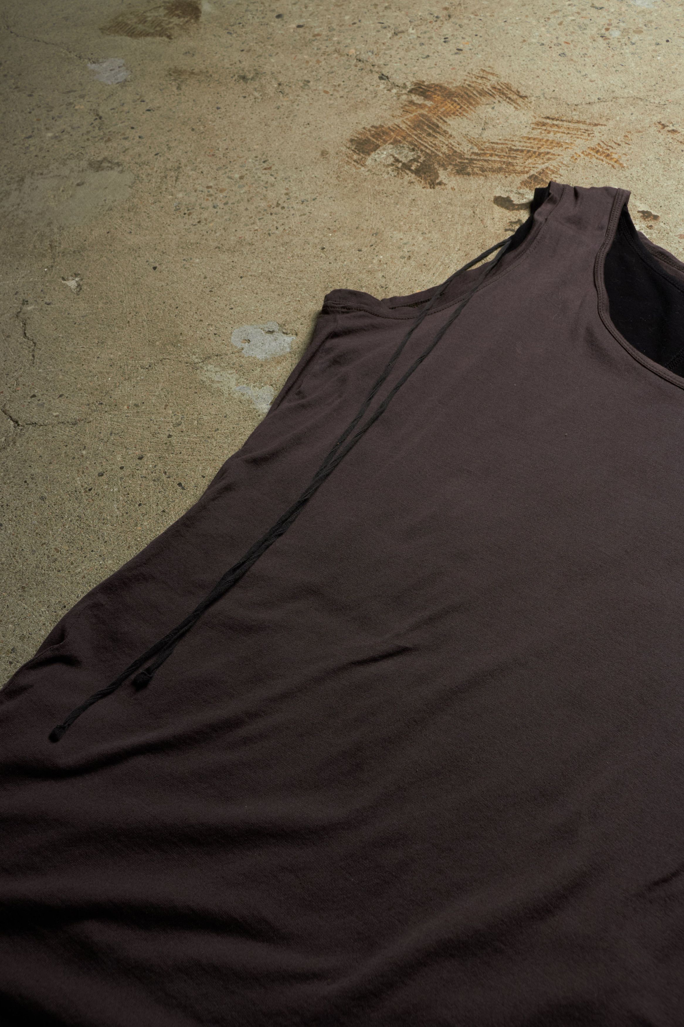 Diet Butcher Slim Skin Double Layered Asymmetrical Cotton Tank Top Size US S / EU 44-46 / 1 - 3 Thumbnail