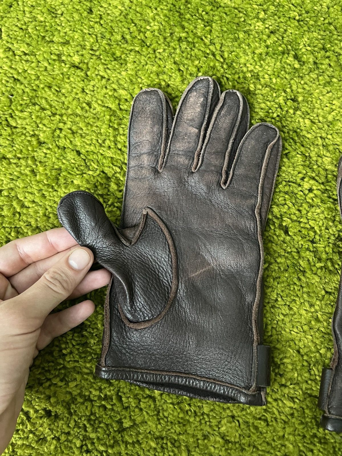 Gucci × Tom Ford Gucci archive real leather gloves Size 32 - 5 Thumbnail