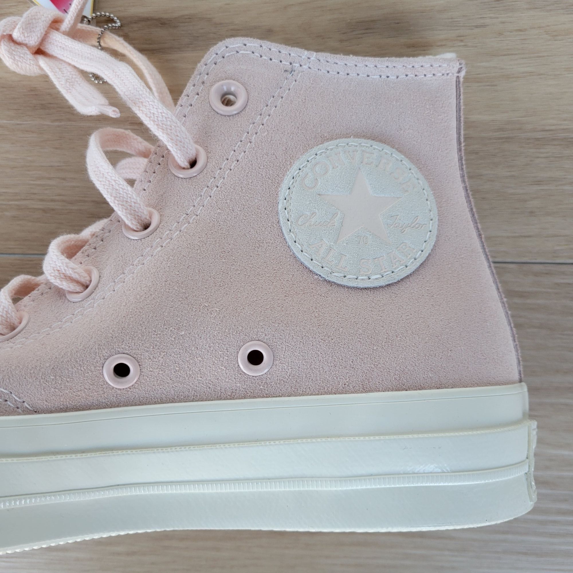 Converse ❤️Converse Chuck 70 Hi Suede Pink 7.5 Men's Shoes Fleece Lin Size US 7.5 / EU 40-41 - 5 Thumbnail