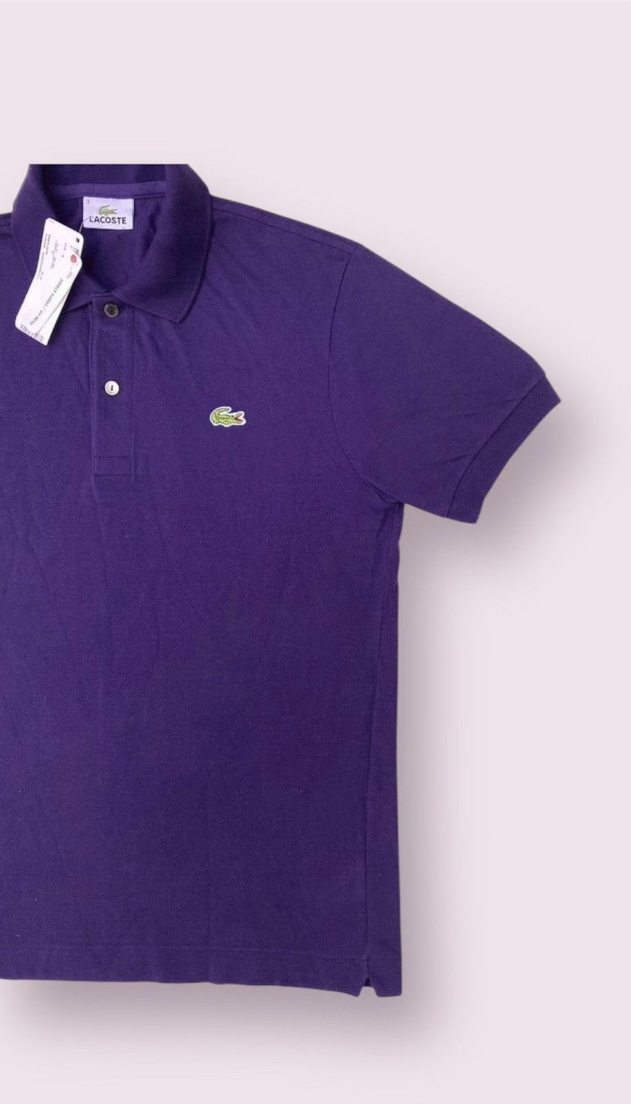 Lacoste Vintage 90s Lacoste NOS Polo Tee Size US S / EU 44-46 / 1 - 3 Thumbnail