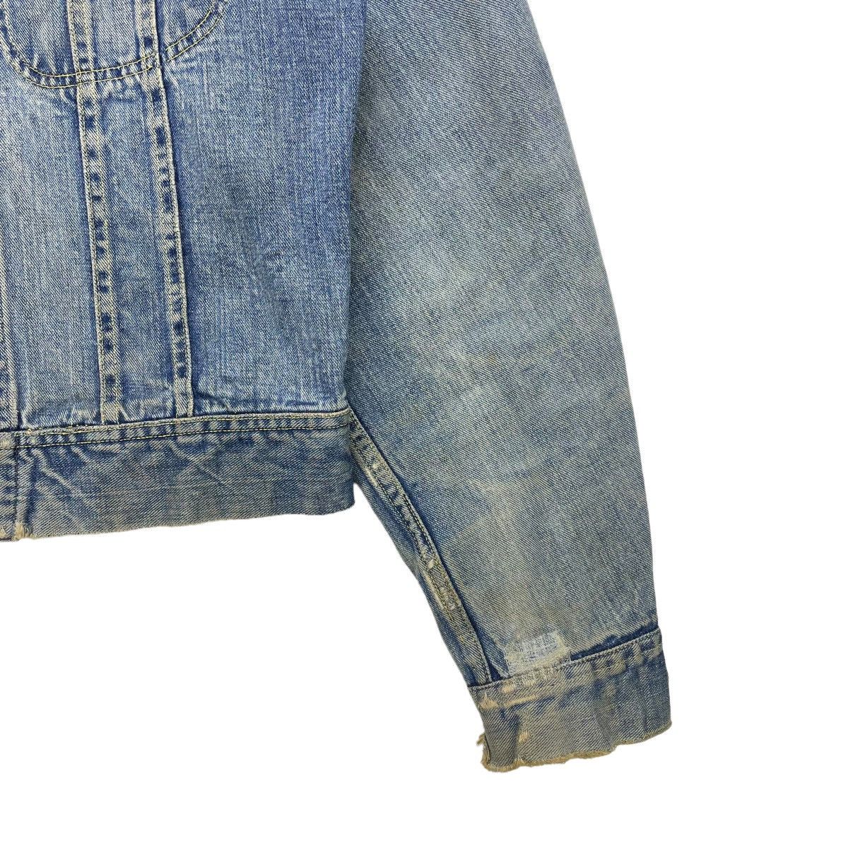 Lee 🔥Vtg 80s Distressed Lee Riders 1O1 Jacket Trucker Denim Size US M / EU 48-50 / 2 - 6 Thumbnail