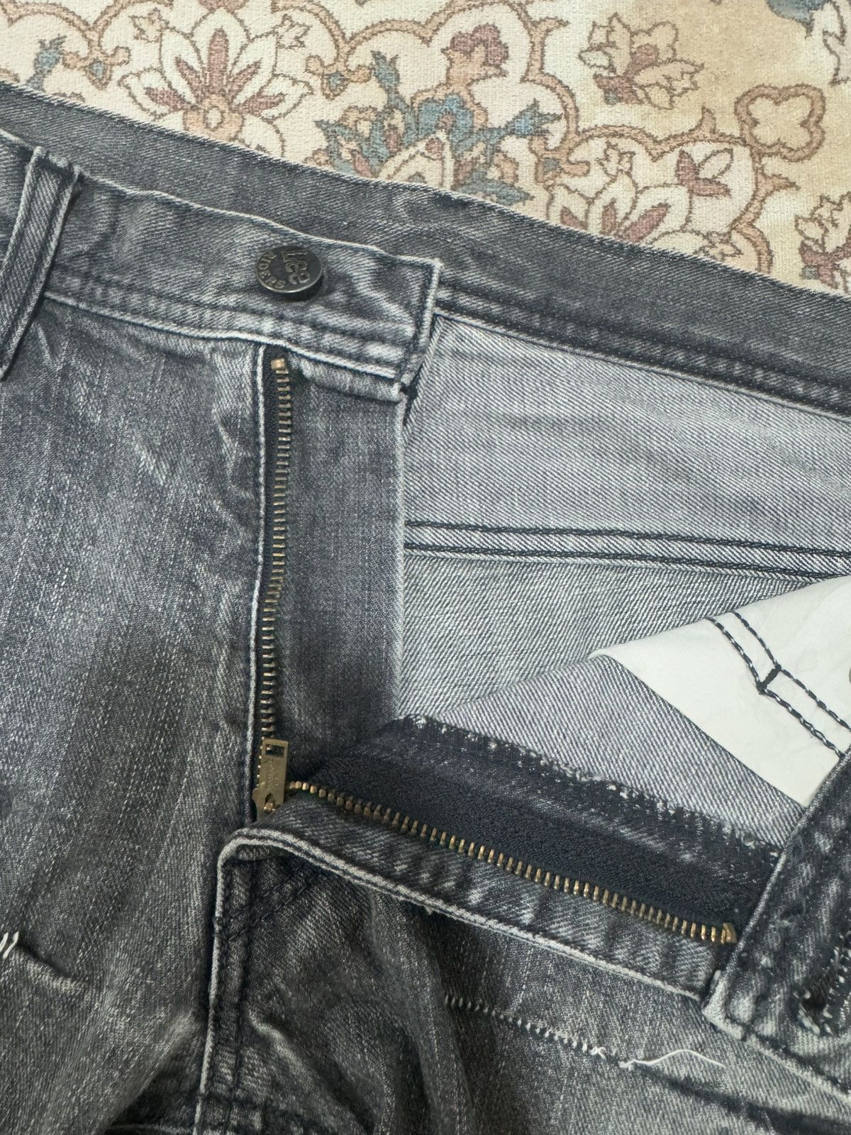 If Six Was Nine × Lee × Vintage Vintage Lee Riders Rare Design Flare Jeans Size US 32 / EU 48 - 12 Thumbnail