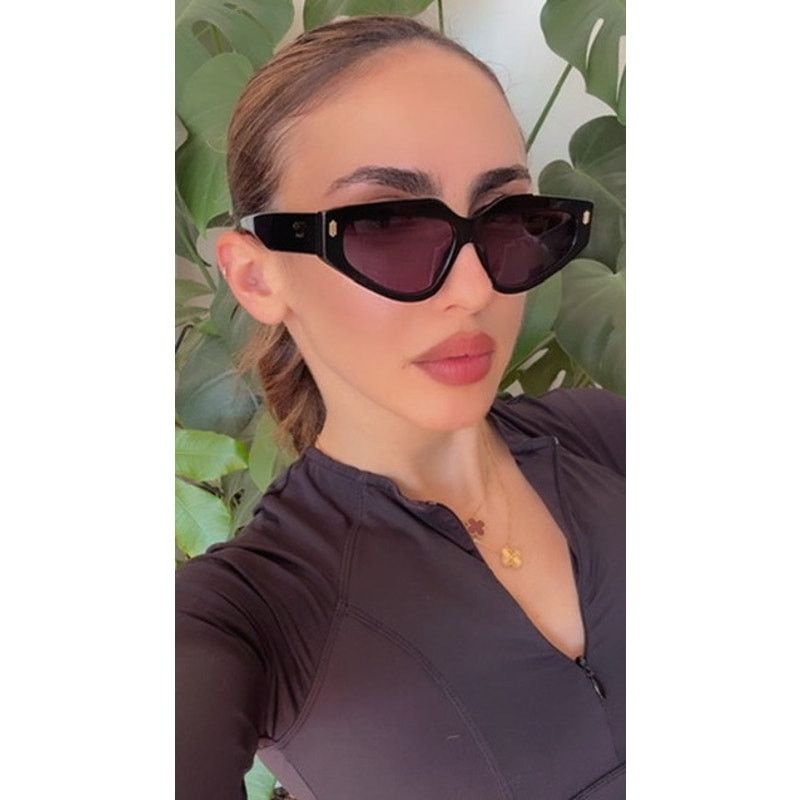 Fendi NEW Fendi FE40163U Roma Black Cat Eye Sunglasses Size ONE SIZE - 1 Thumbnail