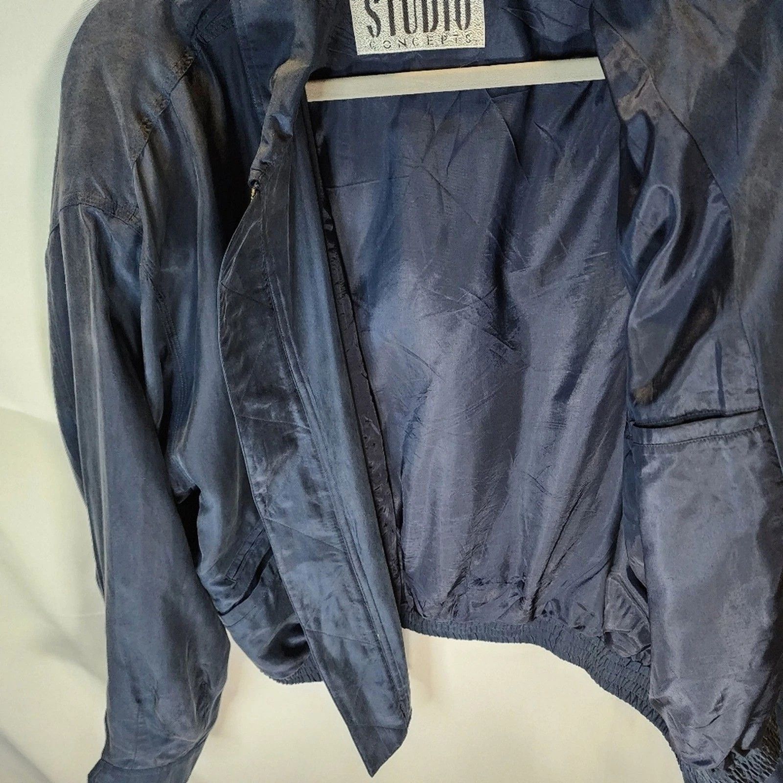 Members Only 80s Members Only Studio Concepts Silk Bomber Jacket Size US L / EU 52-54 / 3 - 5 Thumbnail