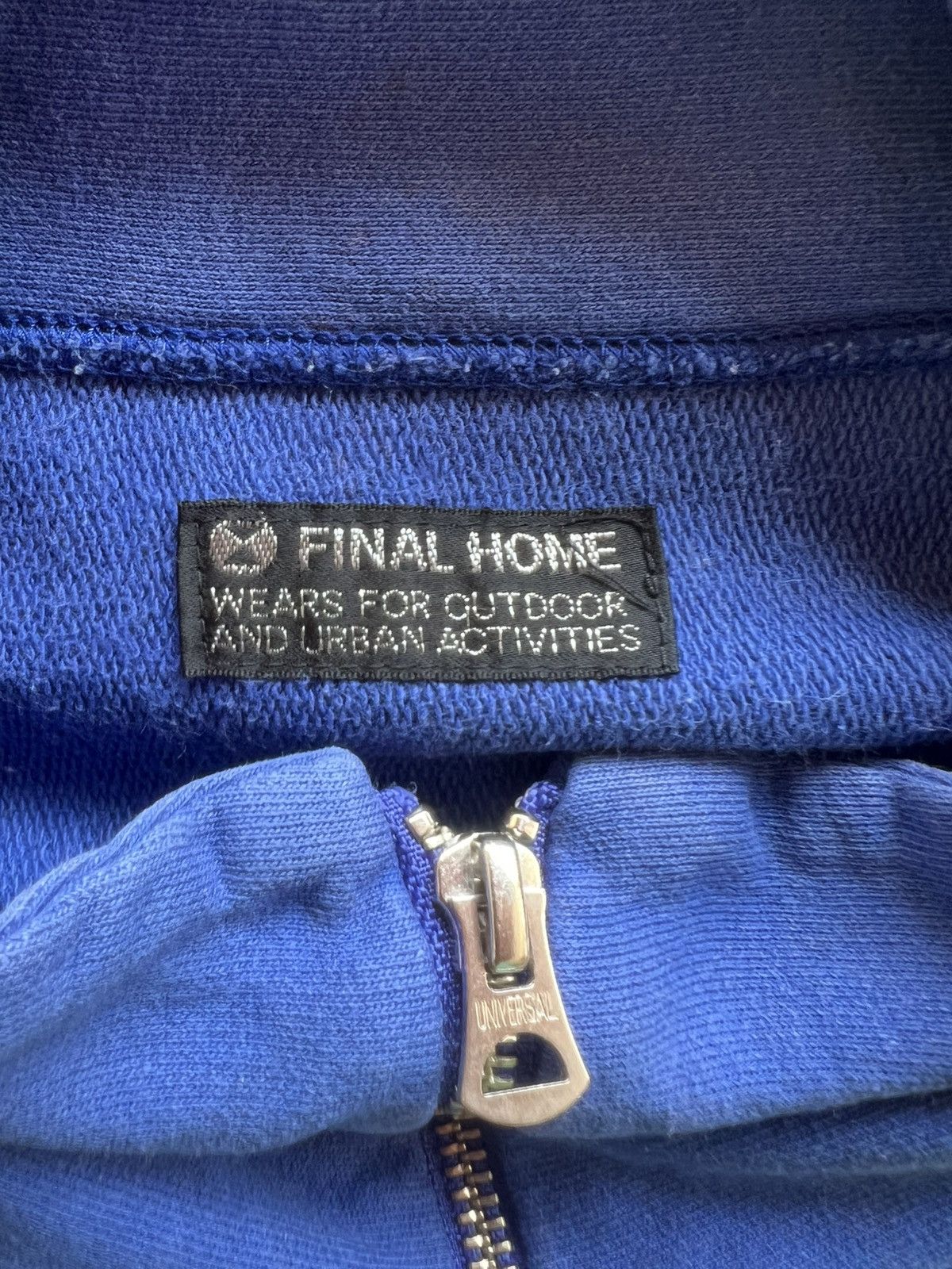 Final Home Issey Miyake Final Home Blue Zipper Turtleneck Sweater Size US L / EU 52-54 / 3 - 24 Thumbnail