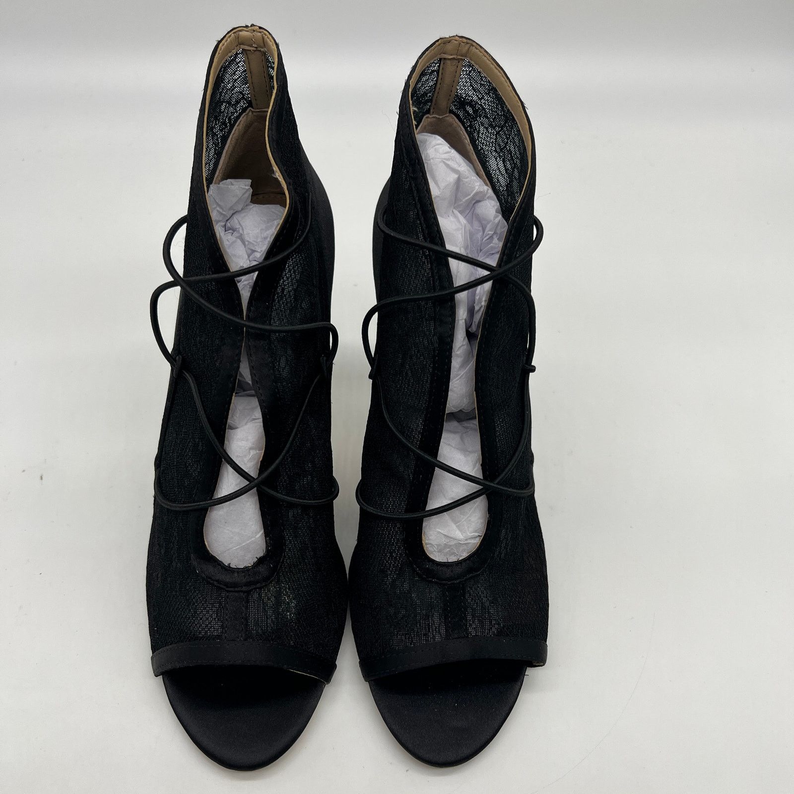 Other G.I.L.I. Women Heel Size 8 M Peep Toe Elastic Front Booties Size US 8 / IT 38 - 8 Thumbnail