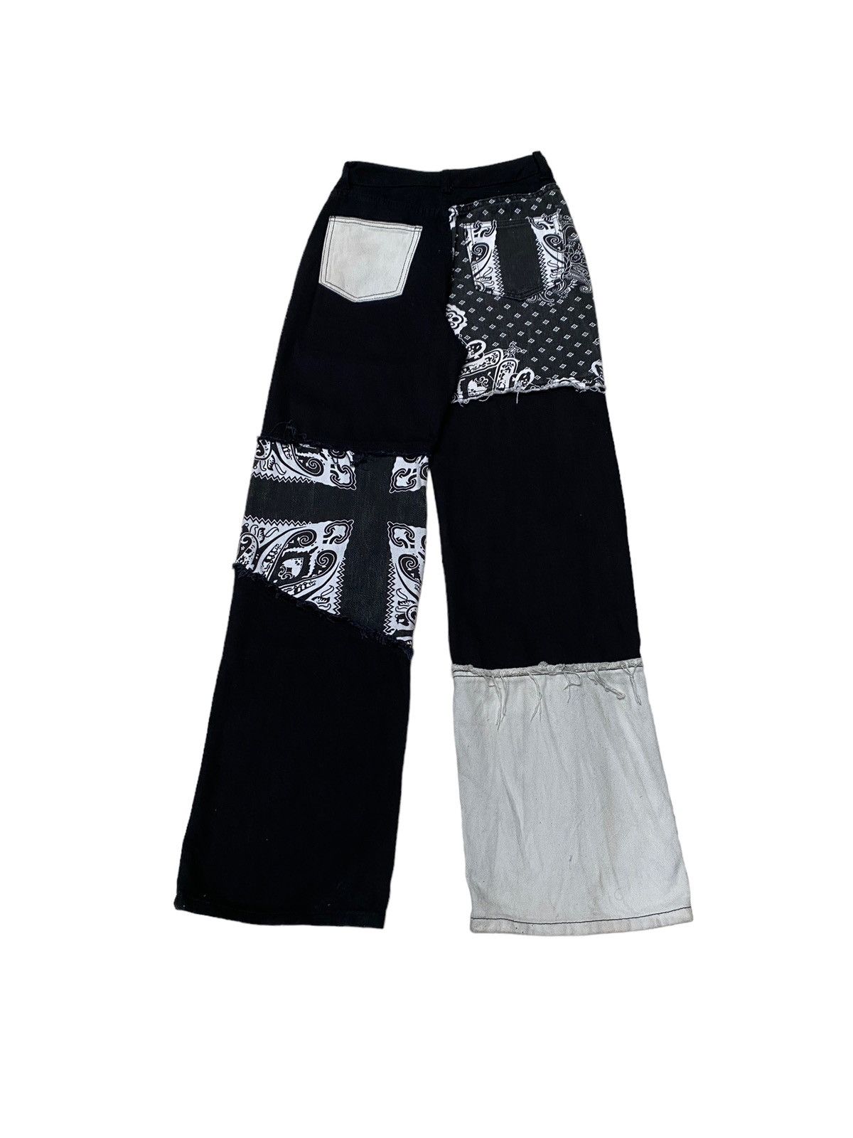Designer × Shein × Vintage Vintage Brand Shein Patchwork Jeans 2000s Size US 26 / EU 42 - 2 Thumbnail