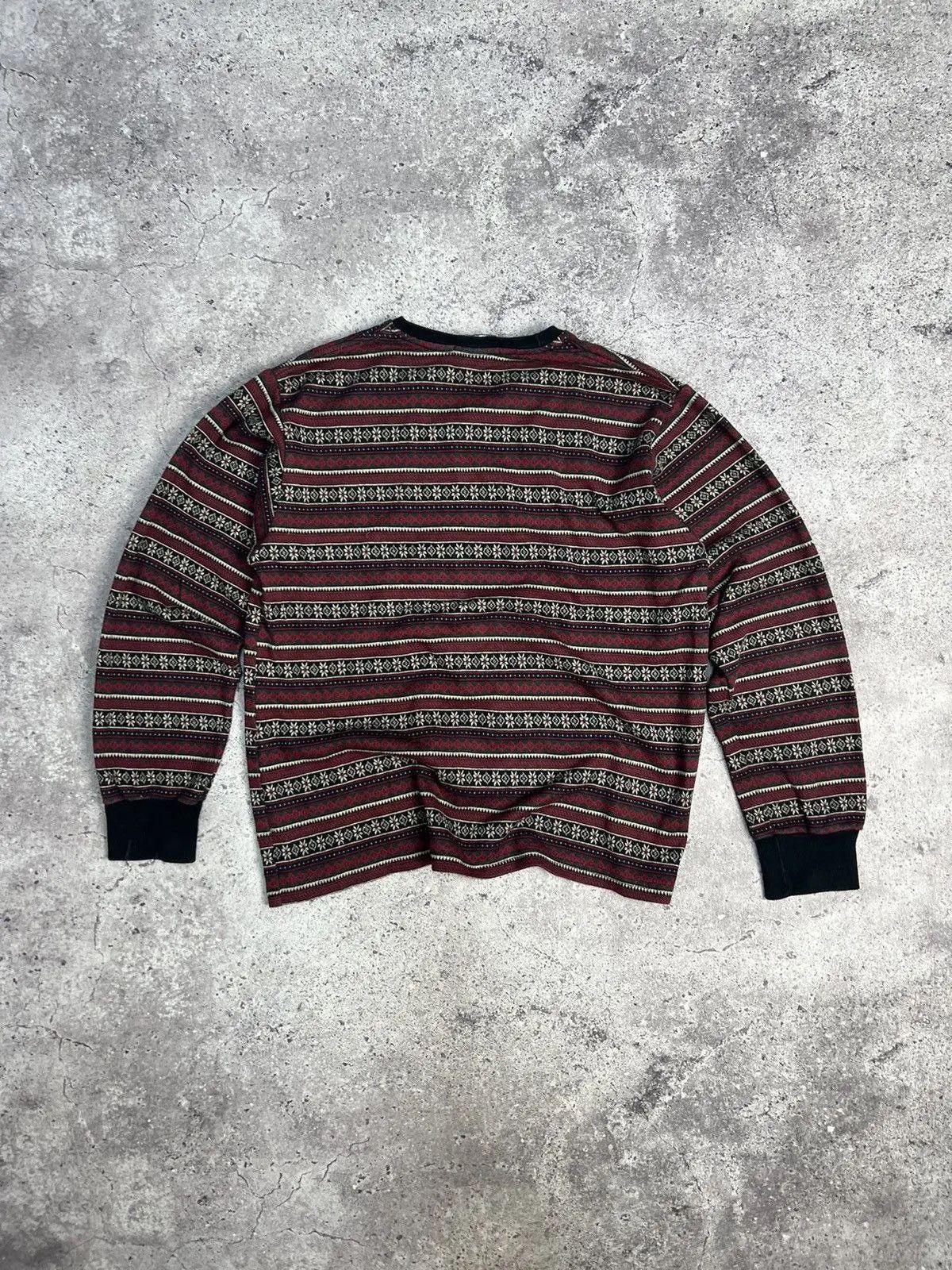 Polo Ralph Lauren × RRL Ralph Lauren × Vintage Vintage Y2K Polo Ralph Lauren Wool Sweater nova check Size US M / EU 48-50 / 2 - 3 Thumbnail