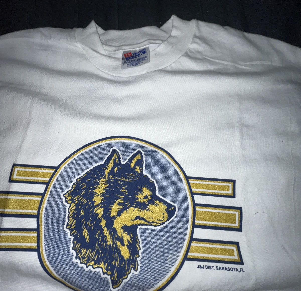 Vintage Vintage California Wolf XL White Single Stitch USA Shirt Size US XL / EU 56 / 4 - 2 Thumbnail