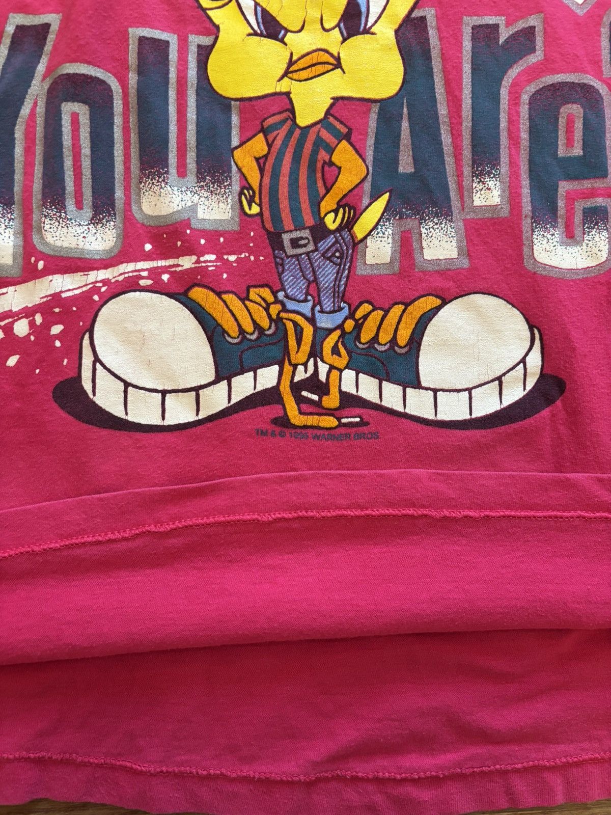 Vintage Vintage 1995s Looney Tunes T-Shirt Size L / US 10 / IT 46 - 5 Thumbnail