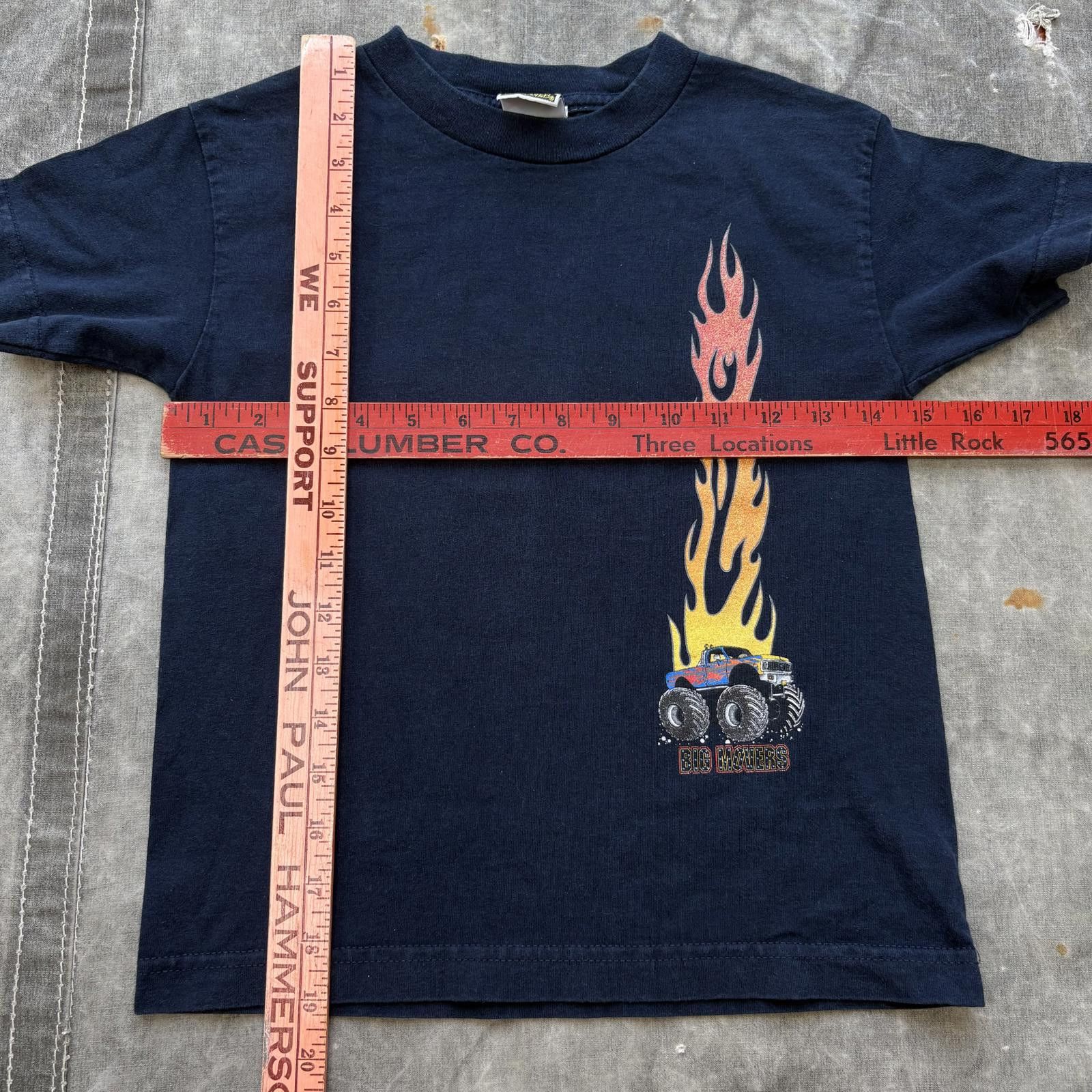 Vintage Vintage 90s Y2K Monster Truck Flames Women’s Baby Tee Size XS / US 0-2 / IT 36-38 - 3 Thumbnail