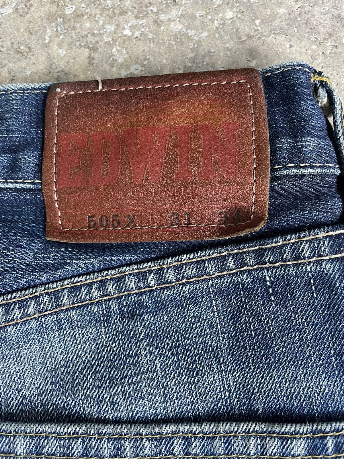 Edwin Vintage Edwin Selvedge Lot 505x Jeans Size US 30 / EU 46 - 7 Thumbnail