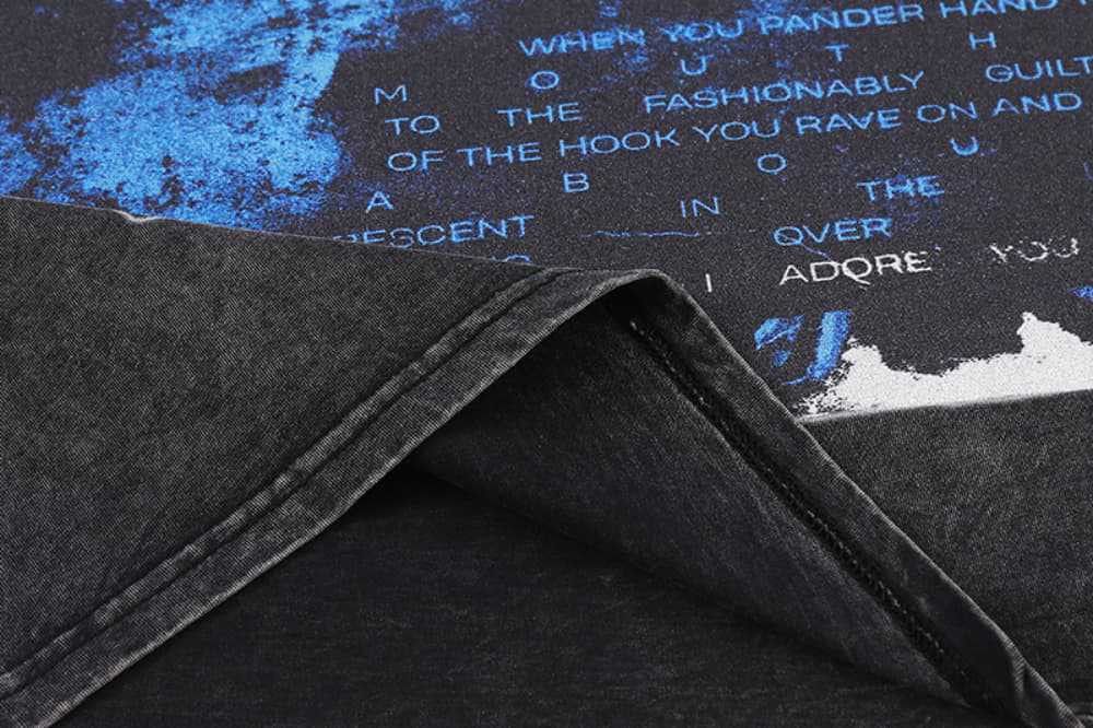 Japanese Brand × Vintage Men's trendy letter print washed distressed casual tee Size US L / EU 52-54 / 3 - 4 Thumbnail