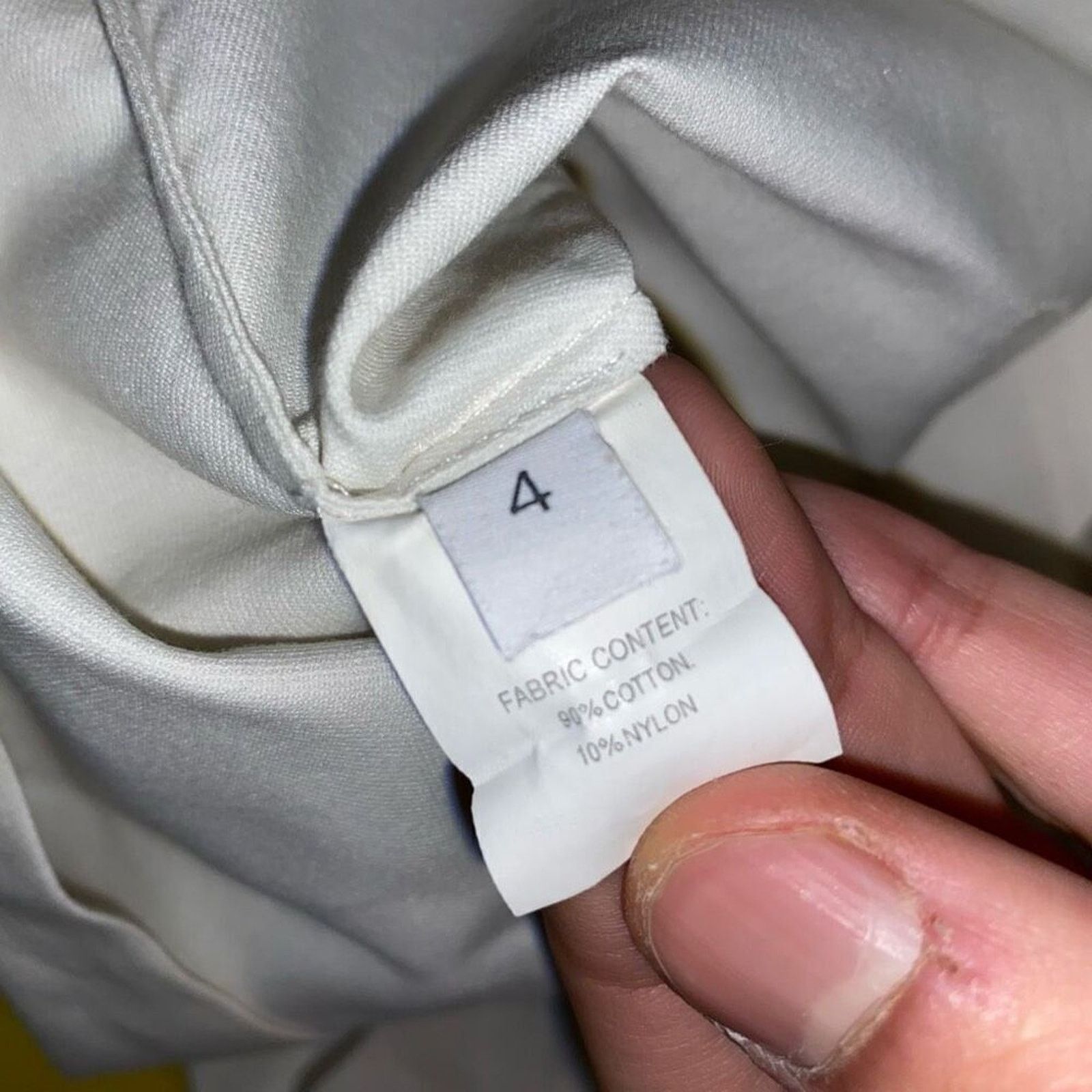 Derek Lam 10 Crosby Derek Lam White and Yellow Modern Short Sleeve Dress | Sz 4 Size S / US 4 / IT 40 - 4 Thumbnail