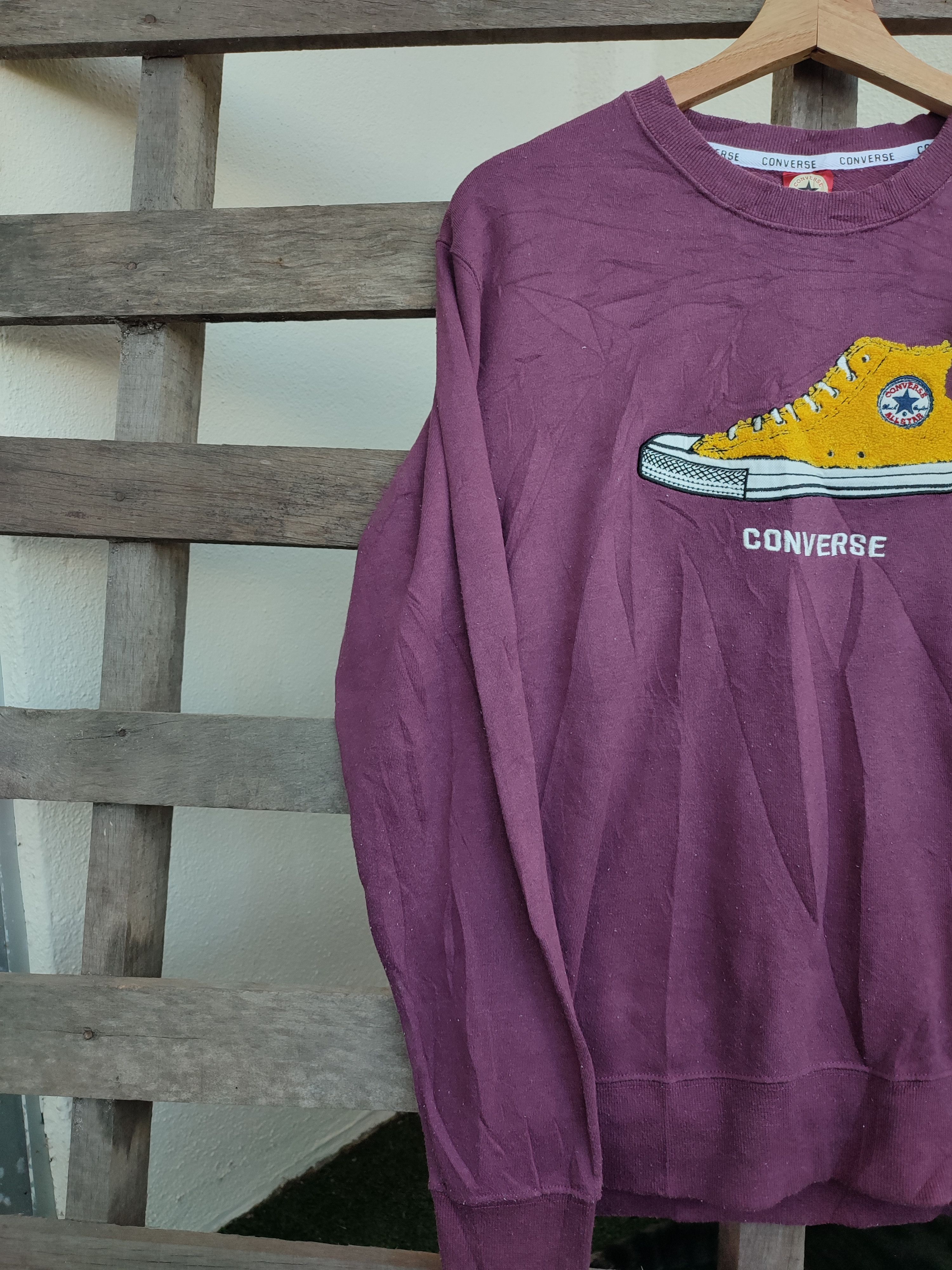 Converse × Vintage Vintage Converse Design Embroidery Sweatshirt Size US M / EU 48-50 / 2 - 5 Thumbnail