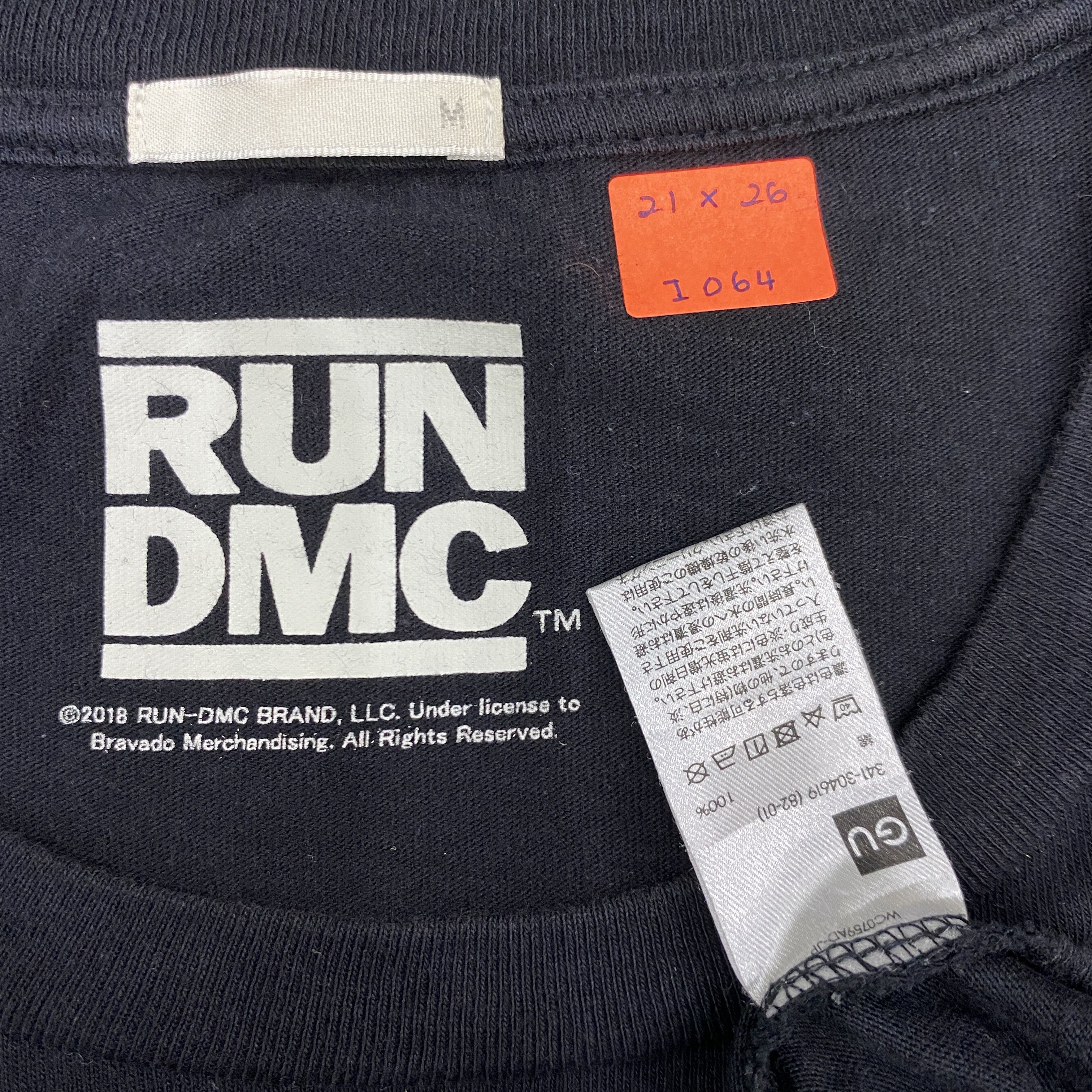 Japanese Brand Japanese Brand x Run DMC Logo TShirt - I064 Size US M / EU 48-50 / 2 - 4 Thumbnail