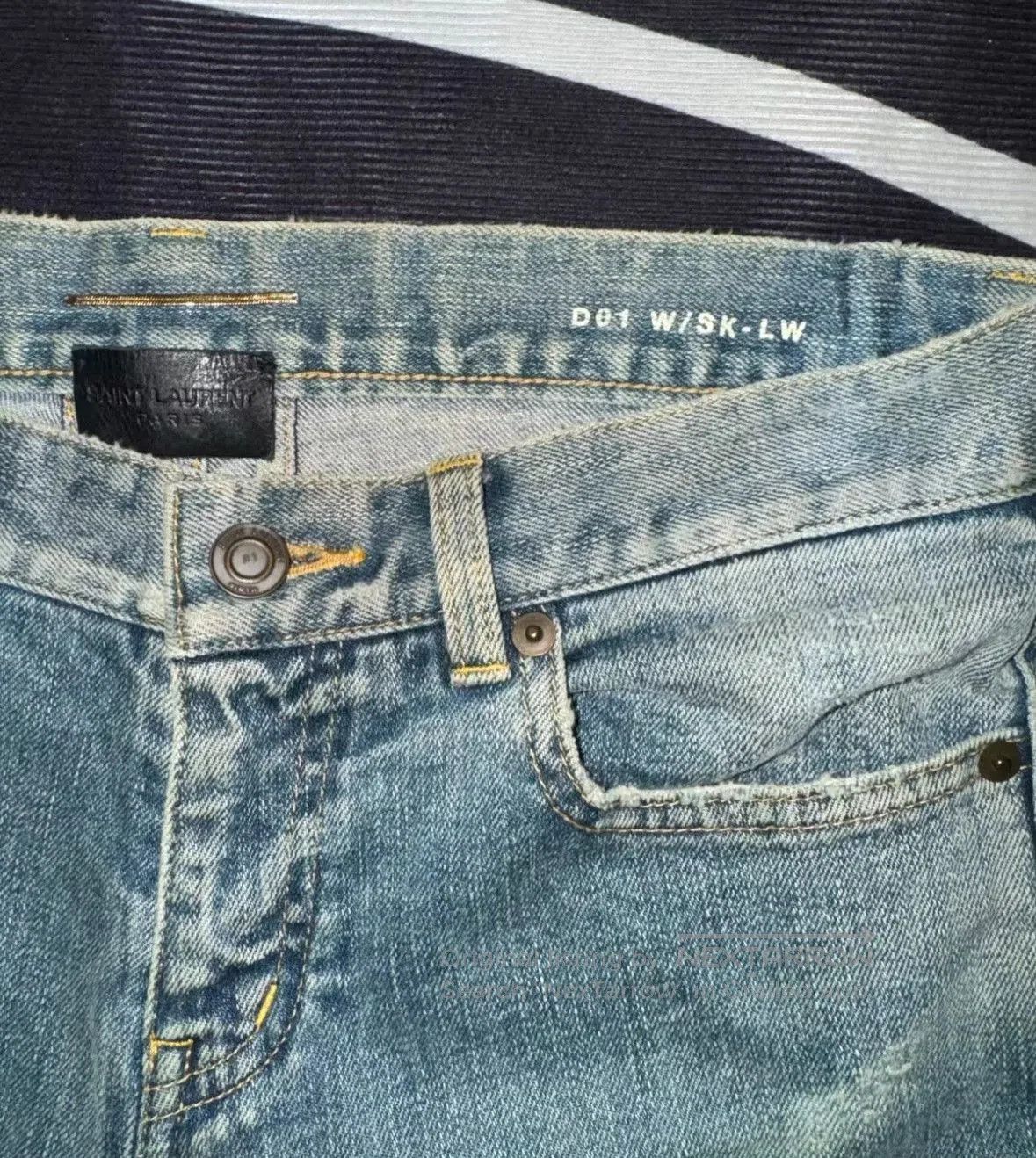 Saint Laurent Paris Saint Laurent SLP 14SS Distressed Jeans. Size US 28 / EU 44 - 5 Thumbnail