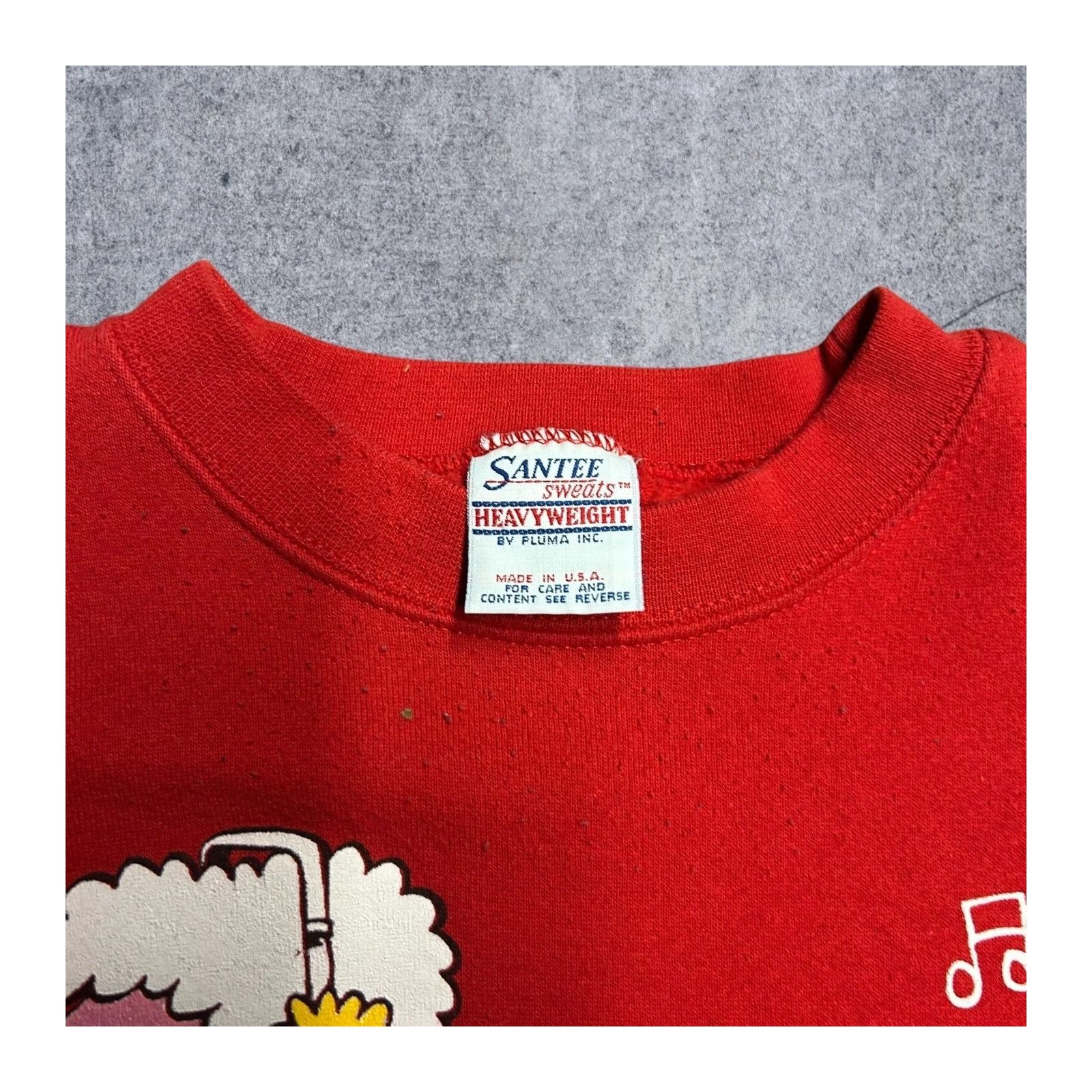 Vintage Vintage Christmas Caroling Baaa, Hum Bug Sweatshirt Xl Red Size US XL / EU 56 / 4 - 3 Thumbnail