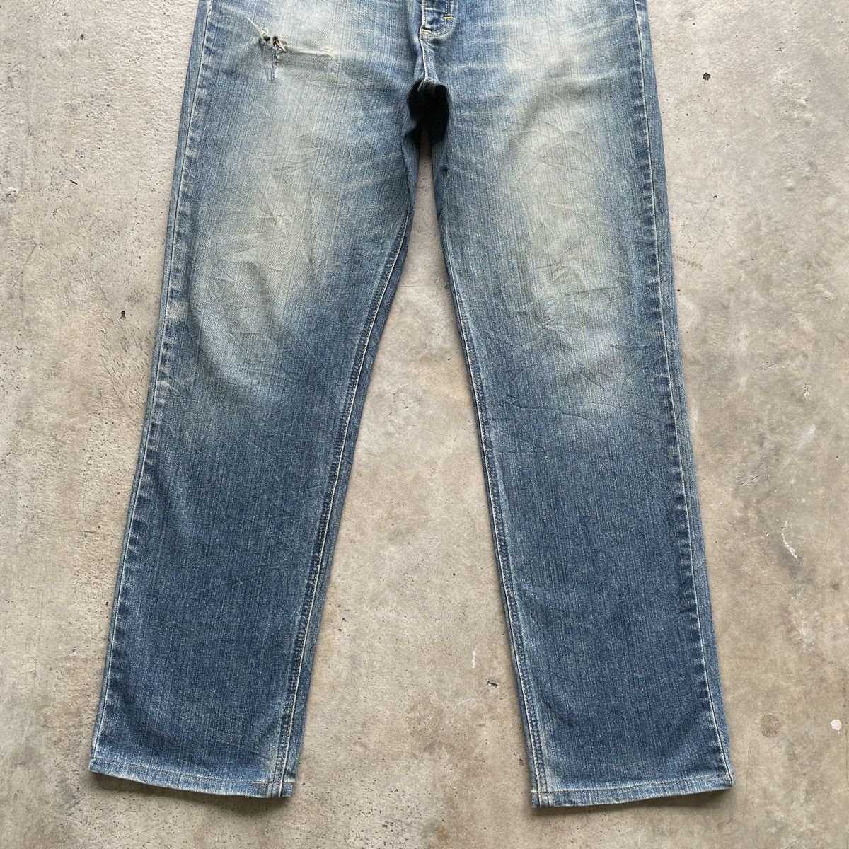 Japanese Brand Vintage Japan 🇯🇵 Lee Jeans Faded Denim Pants RUSTY W33x30 Size US 33 - 4 Thumbnail