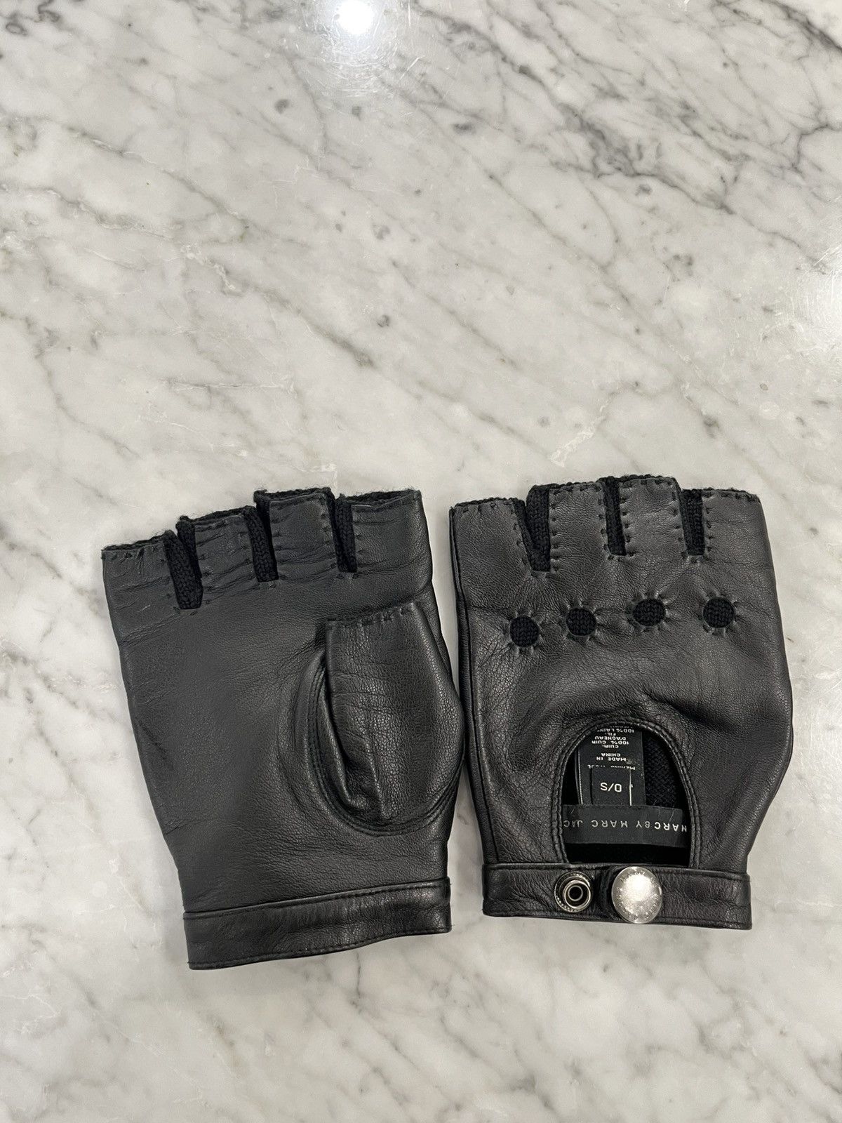 Marc Jacobs Leather Cutoff gloves Size ONE SIZE - 2 Thumbnail
