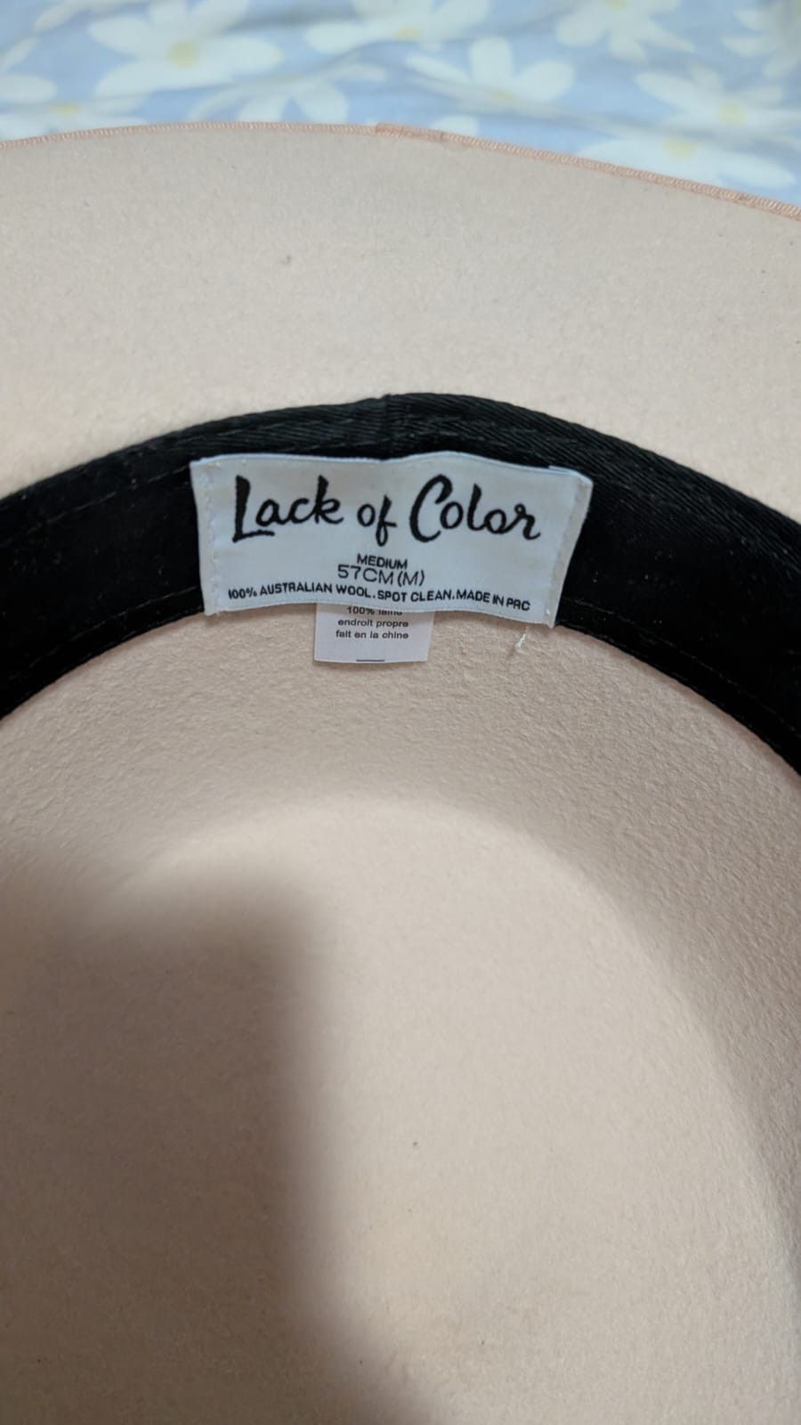 Lack of Color Lack Of Color Ivory Rancher Boater Wide Brim Hat 57cm Size ONE SIZE - 3 Thumbnail