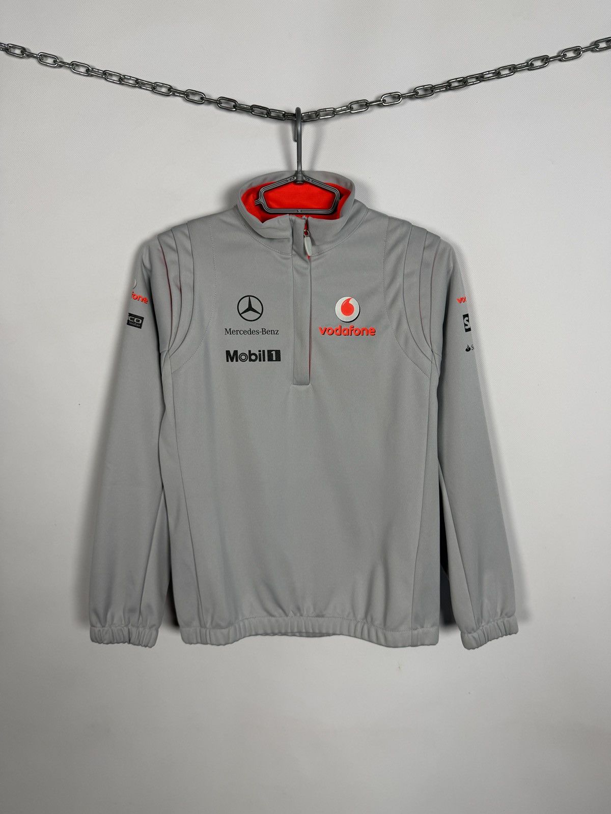 Formula 1 Vodafone McLaren Mercedes Benz Formula 1 Racing Jacket Sz S Size S / US 4 / IT 40 - 2 Thumbnail