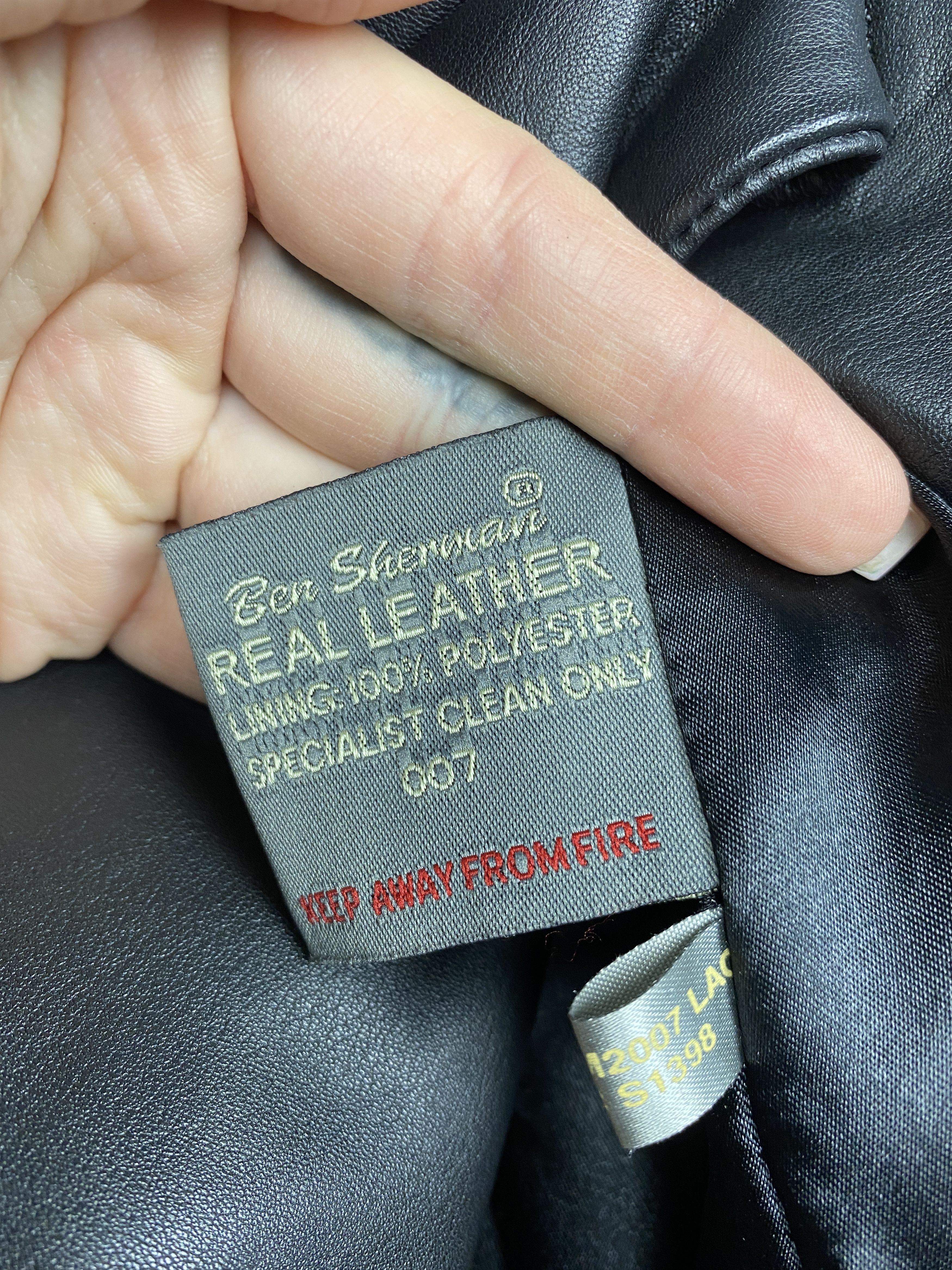 Ben Sherman Ben Sherman Vintage Leather Jacket Y2K Size US L / EU 52-54 / 3 - 6 Thumbnail