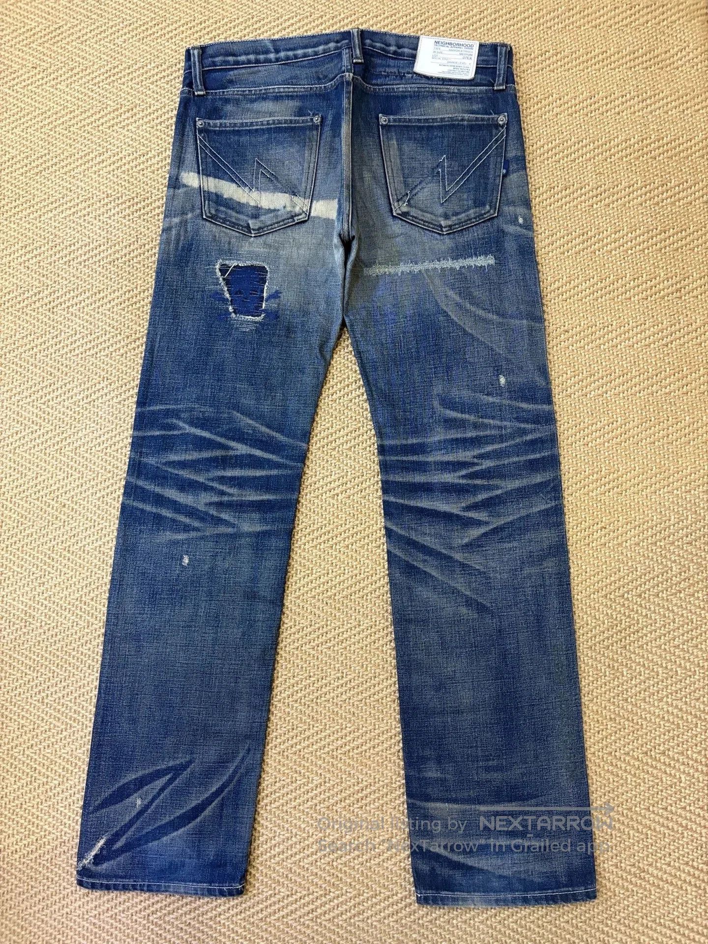 Neighborhood Neighborhood 07 FLASH Washed Denim. Size US 30 / EU 46 - 2 Thumbnail