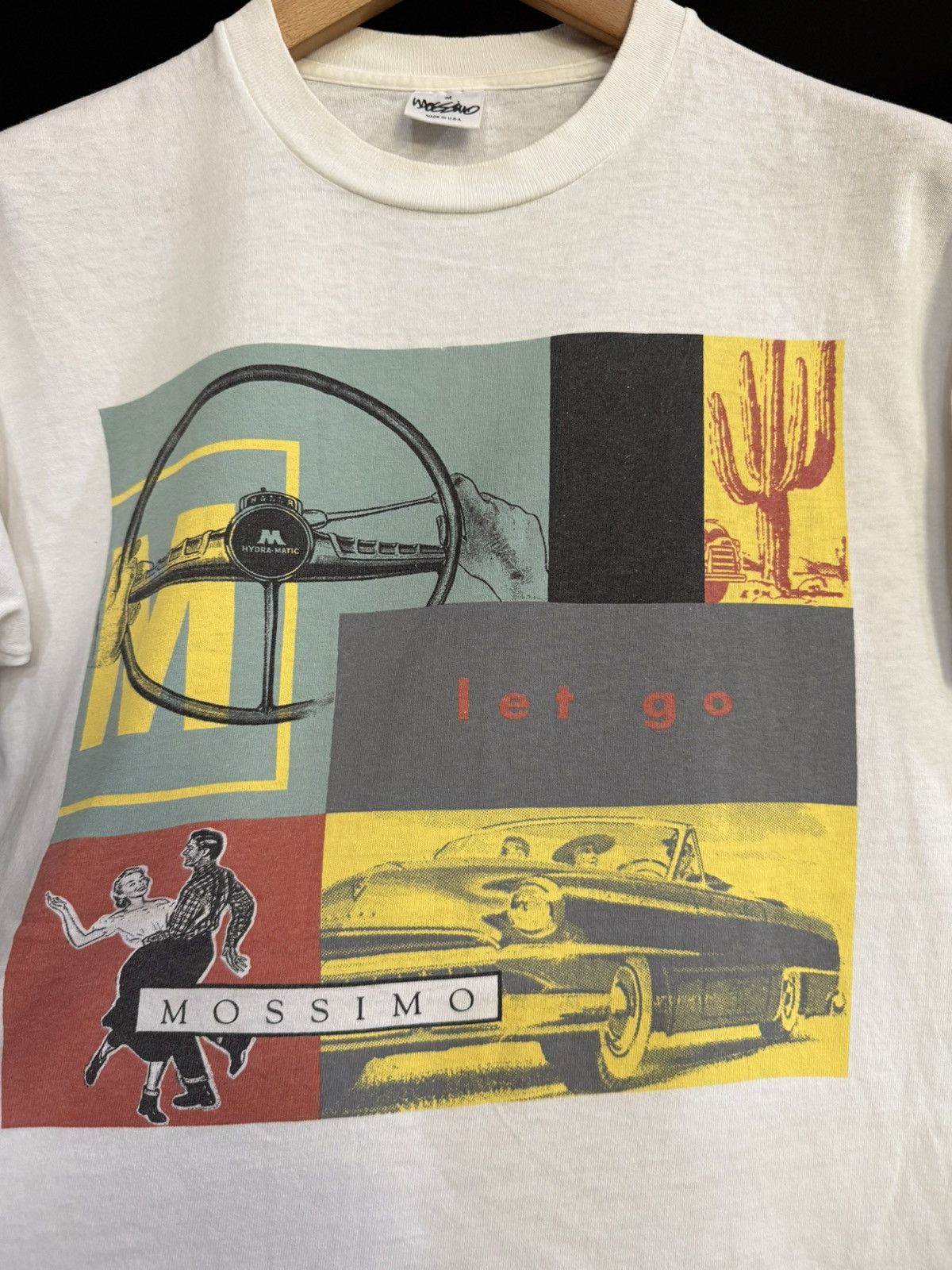Mossimo Vintage 90s Mossimo Let Go Photo Tee Size US M / EU 48-50 / 2 - 2 Thumbnail