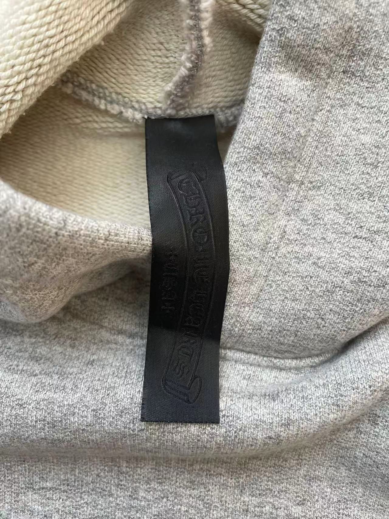 Chrome Hearts Chrome Hearts CH Logo Grey Pullover Hoodie Size US L / EU 52-54 / 3 - 6 Thumbnail