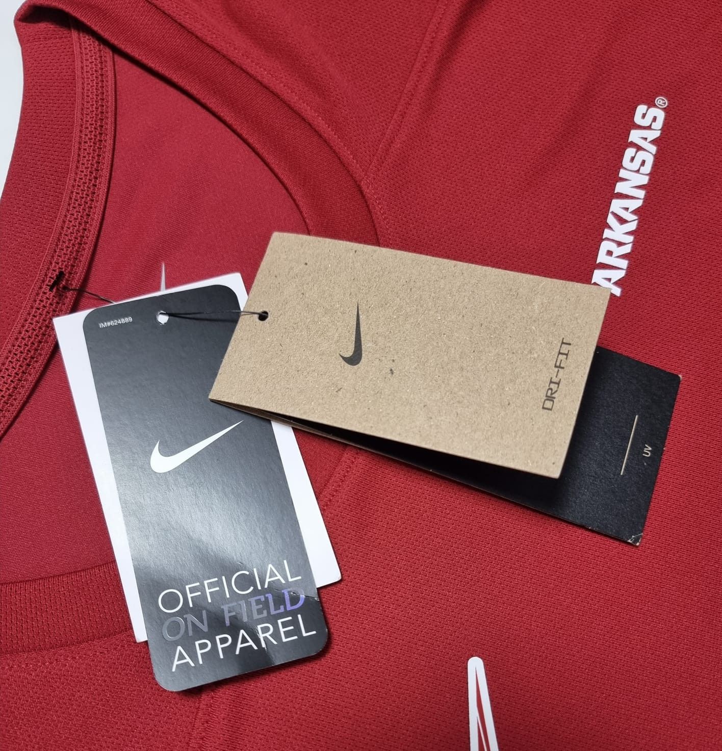 Nike new Nike sportswear coach dri-fit Arkansas jersey XL red Size US XL / EU 56 / 4 - 9 Thumbnail