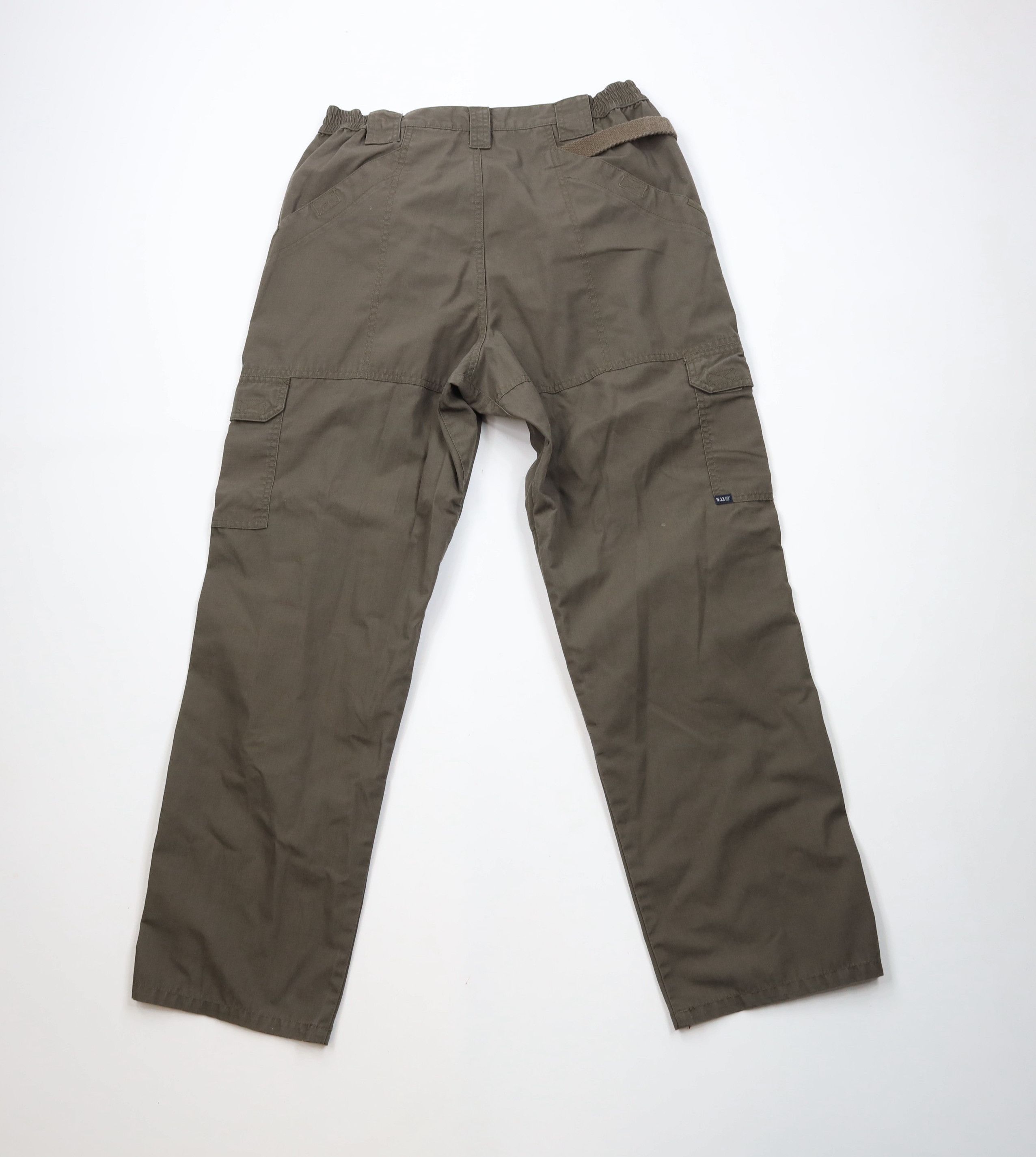 Vintage 5.11 Tactical Series Pro Ripstop Uniform Cargo Pants Green Size US 36 / EU 52 - 10 Thumbnail
