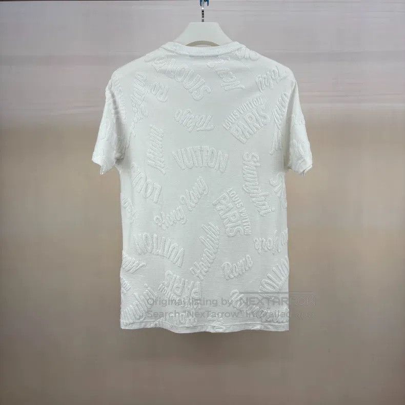 Louis Vuitton Louis Vuitton Flocking full printed logo short sleeve Size US M / EU 48-50 / 2 - 2 Thumbnail