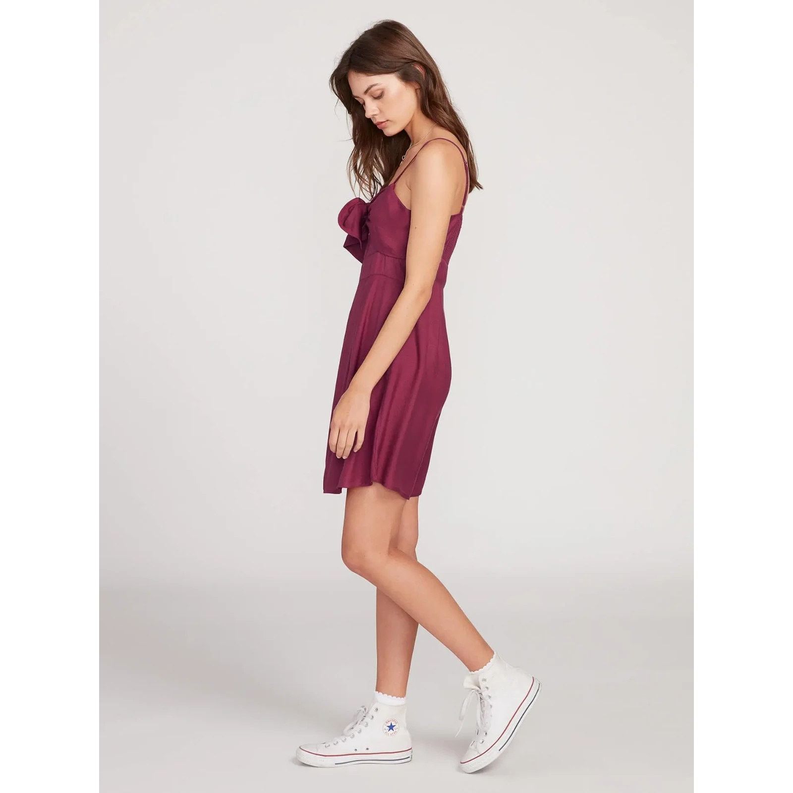 Volcom NWT Volcom No She Didn’t Bow Front Cutout Dress Size S Size S / US 4 / IT 40 - 5 Thumbnail