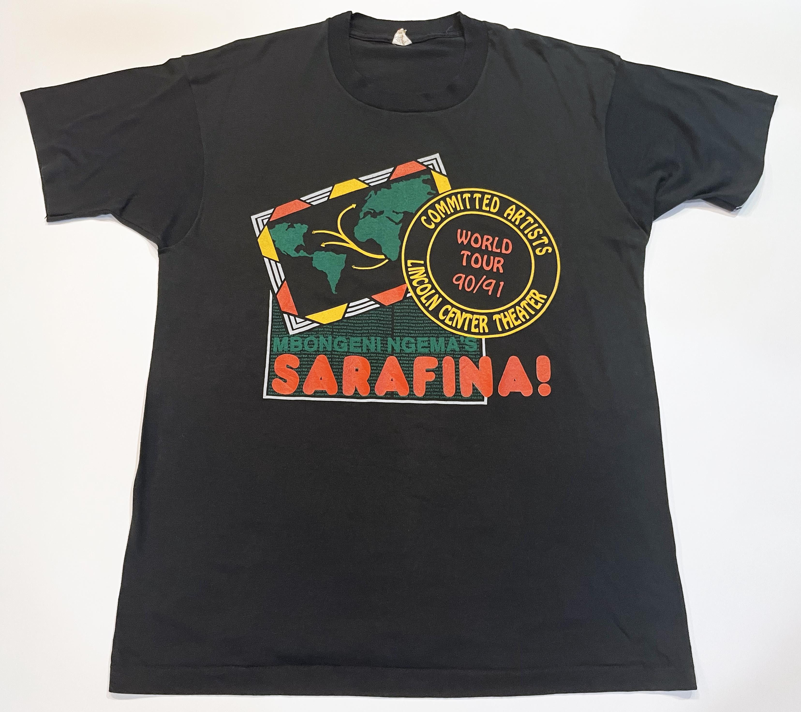 Vintage Vintage Lincoln Center Theater Sarafina World Tour T-Shirt Size US XL / EU 56 / 4 - 1 Thumbnail
