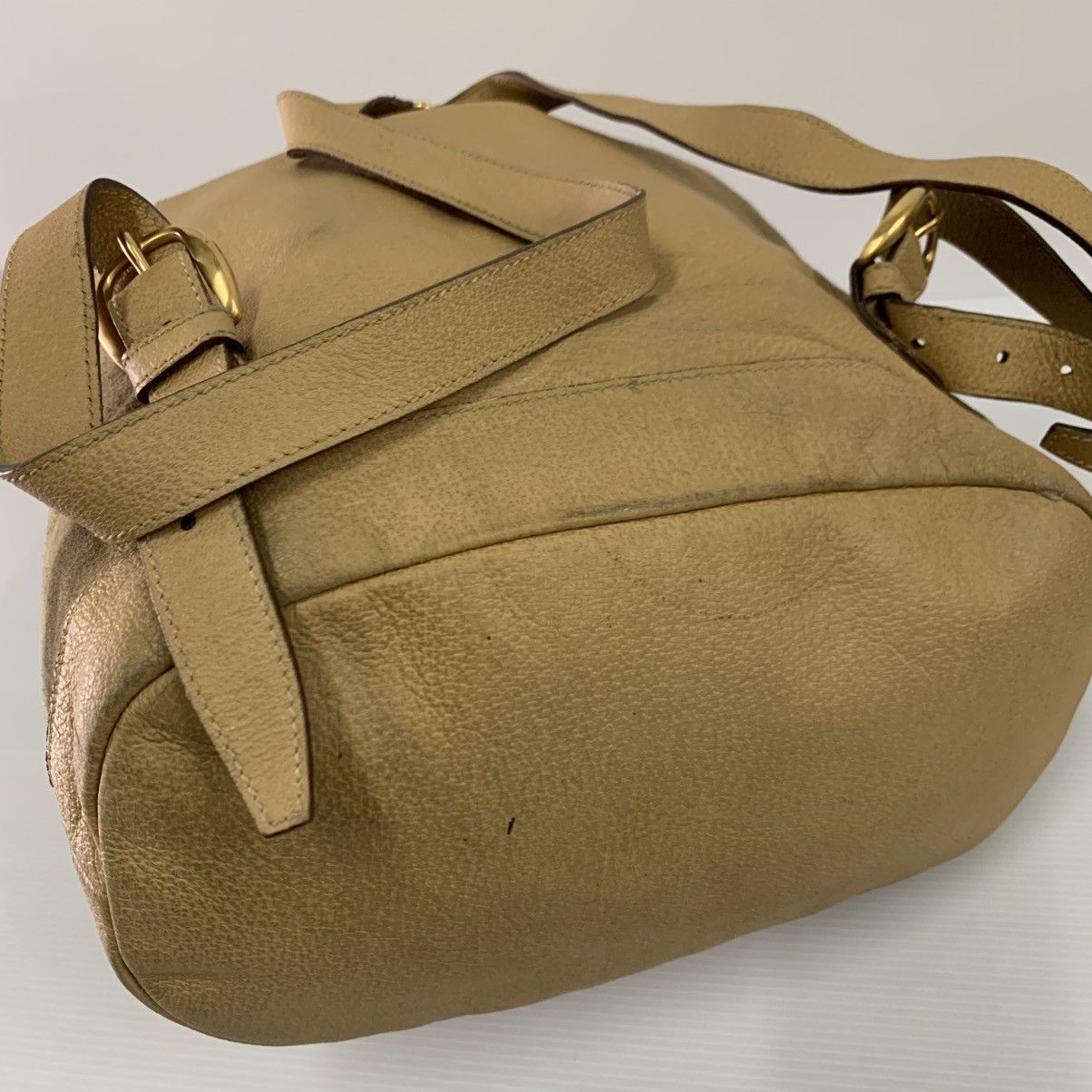 Gucci Gucci Vintage Suede Leather Backpack Bag Size ONE SIZE - 9 Thumbnail