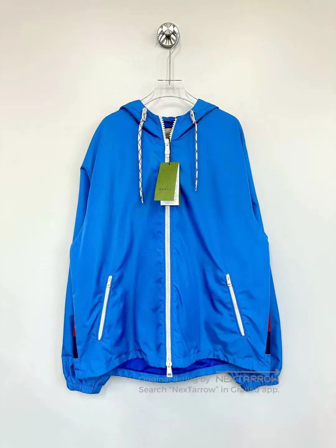 Gucci gucci blue zip hoodie with logo. Size US L / EU 52-54 / 3 - 1 Thumbnail