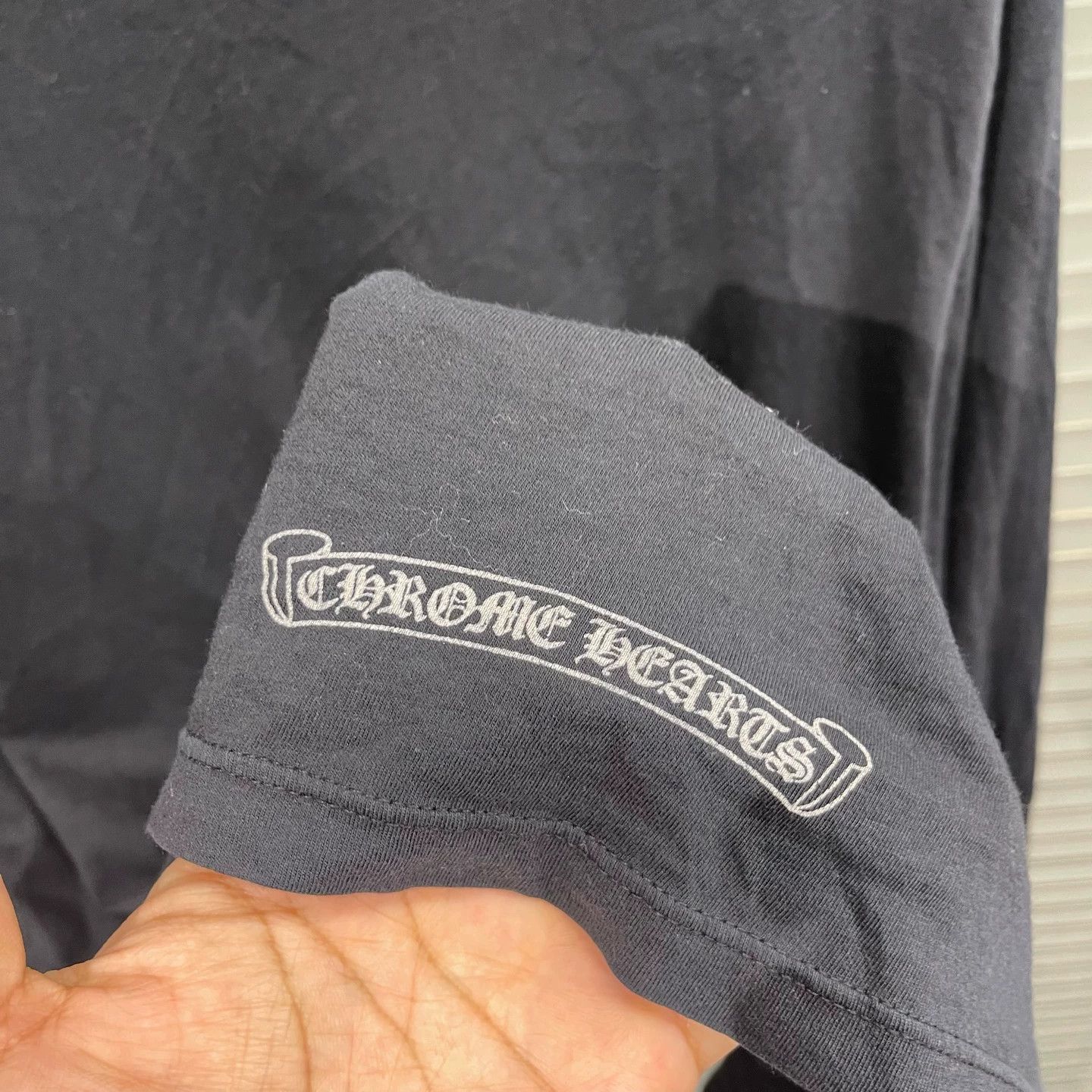 Chrome Hearts Chrome Hearts Black 3 Silver Cross Buckle LS Tee M Size M / US 6-8 / IT 42-44 - 6 Thumbnail