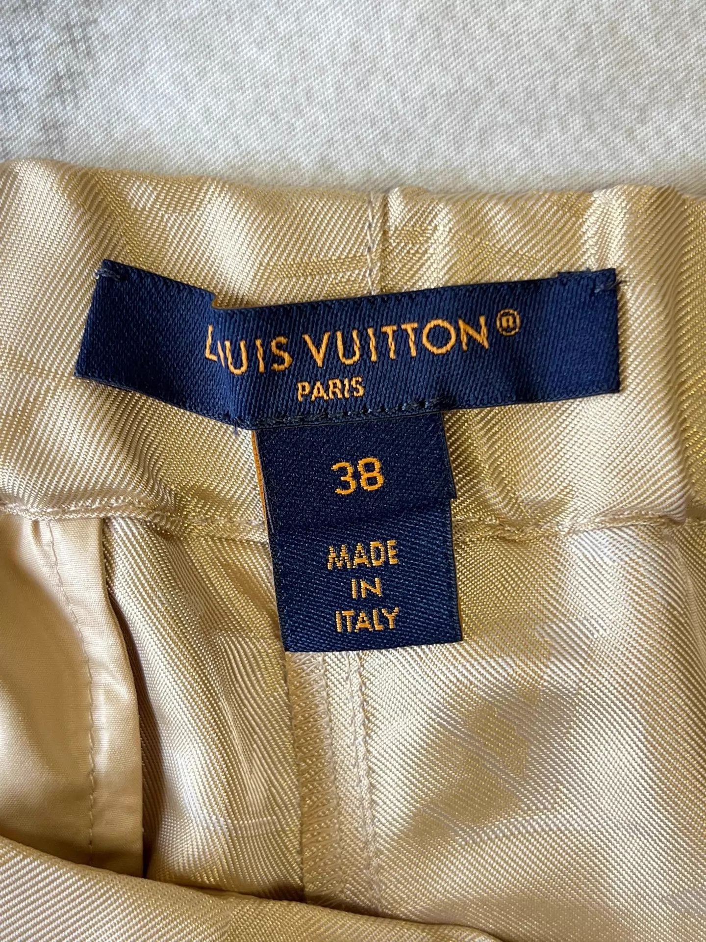 Louis Vuitton Louis Vuitton Gold Monogram Track Pants Women's 38 Size 27" / US 4 / IT 40 - 5 Thumbnail