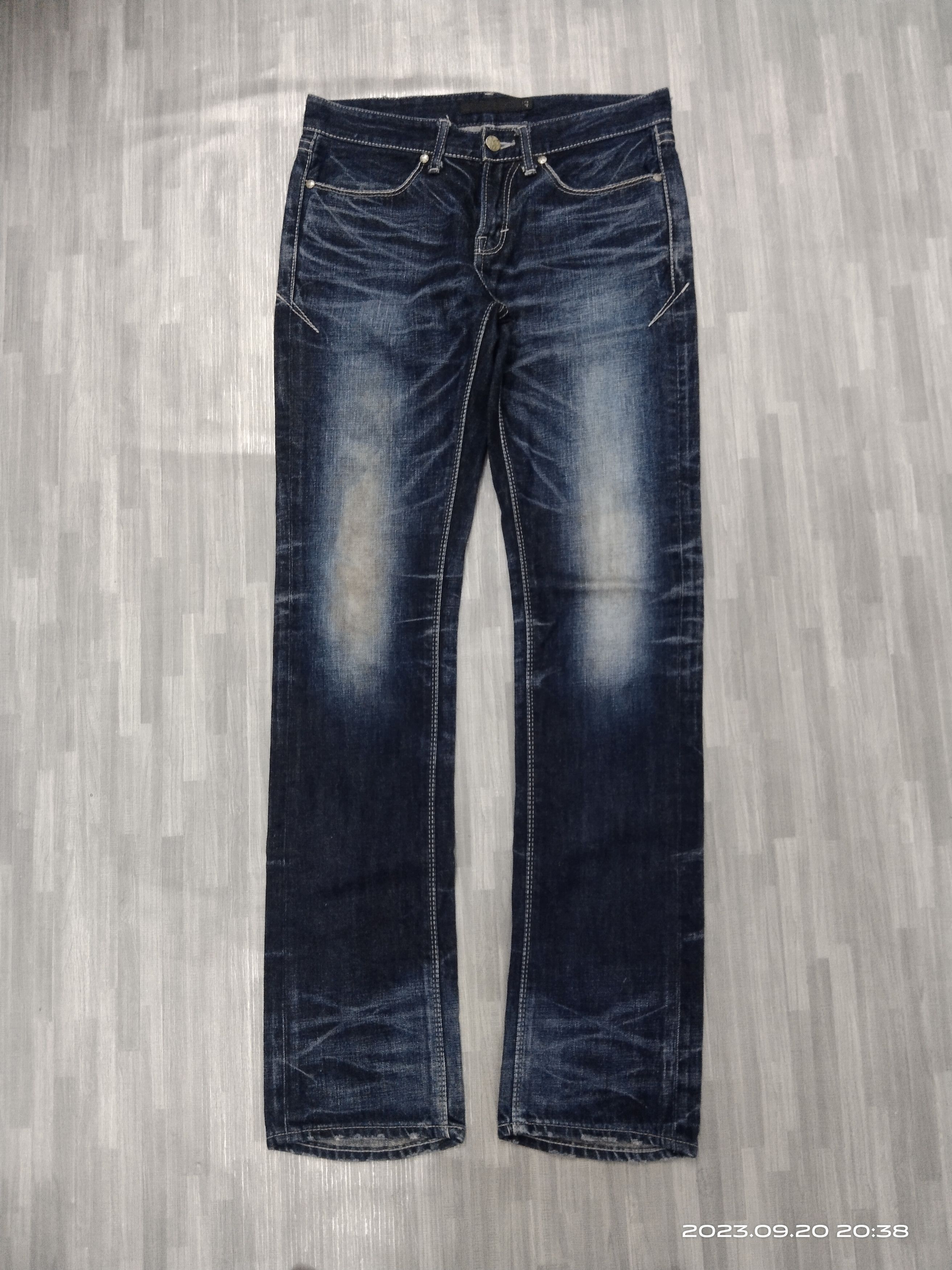 GOSTAR DE FUGA SICK WASHED FUGA MADE IN JAPAN DENIM PANTS Size US 28 / EU 44 - 2 Thumbnail