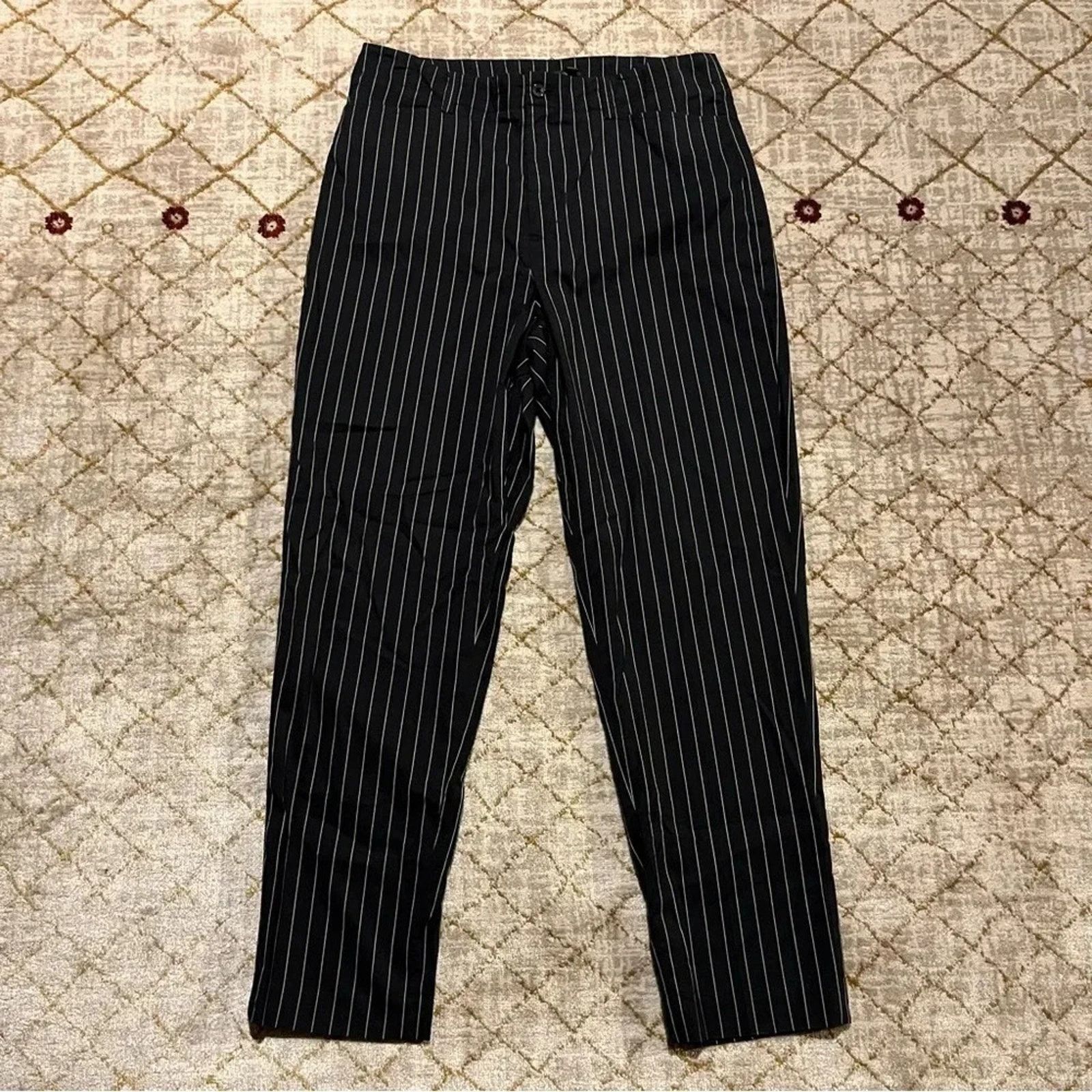 Lauren Ralph Lauren Ralph Lauren Dress Pants Womens 16W Black White Pinstripe Size 38" / US 16 / IT 52 - 1 Thumbnail
